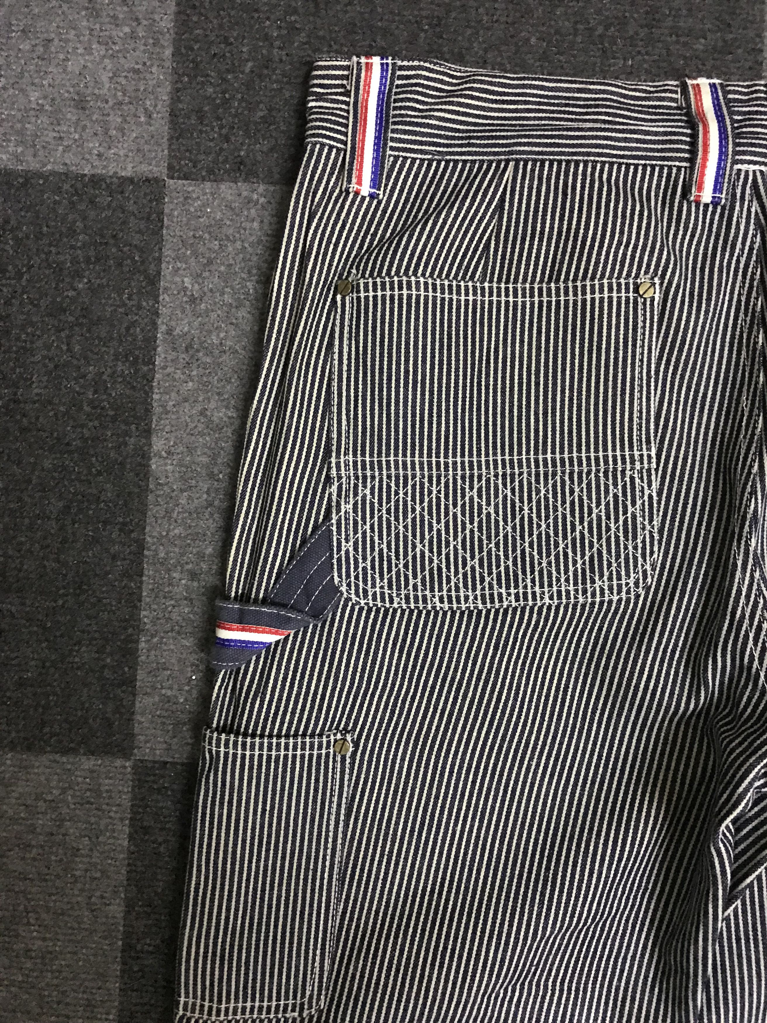 Japanese Brand D109 OCTOPUS ARMY Street Style Hickory Carpenter Pant Size US 34 / EU 50 - 17 Thumbnail