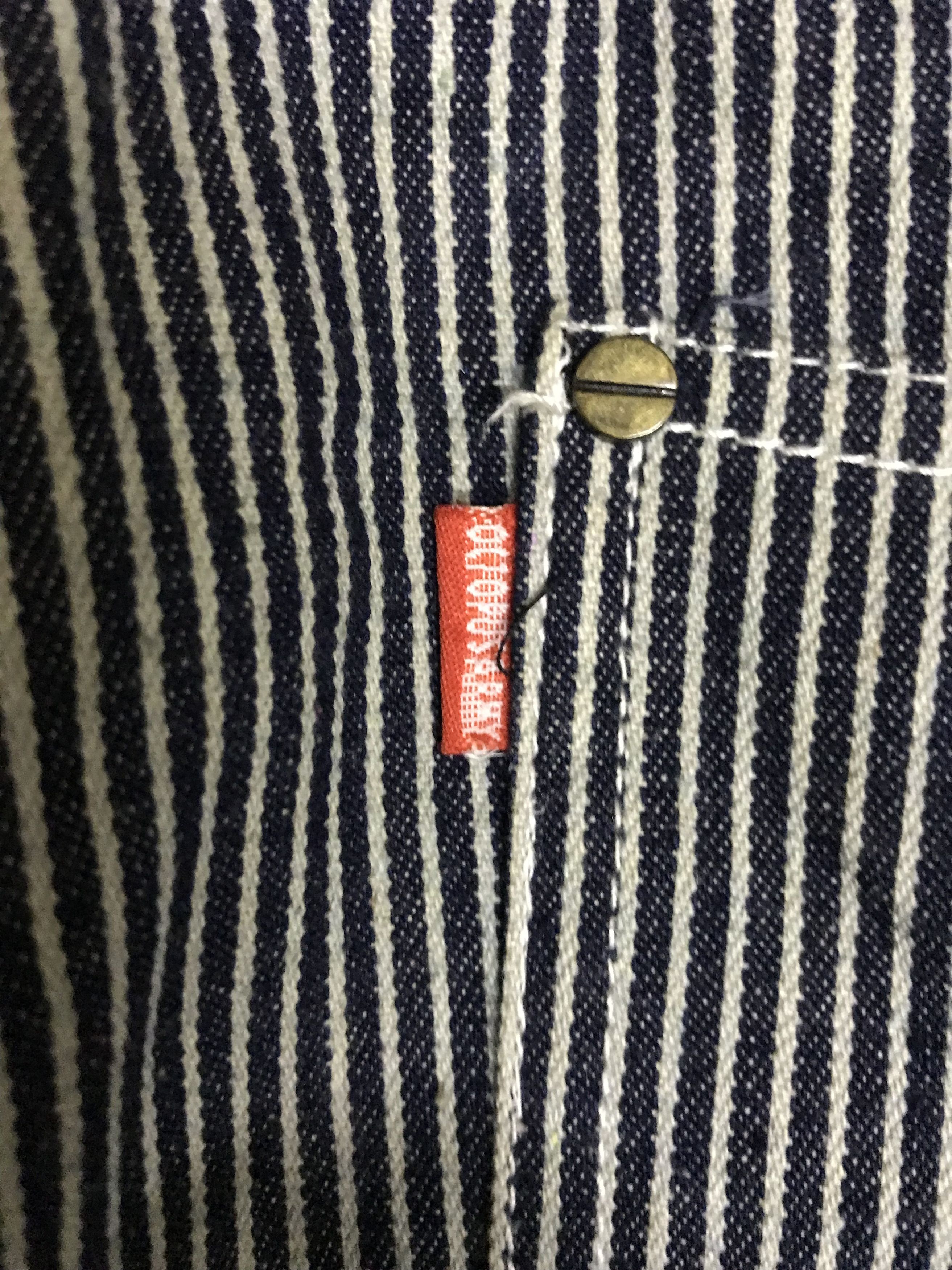 Japanese Brand D109 OCTOPUS ARMY Street Style Hickory Carpenter Pant Size US 34 / EU 50 - 18 Thumbnail
