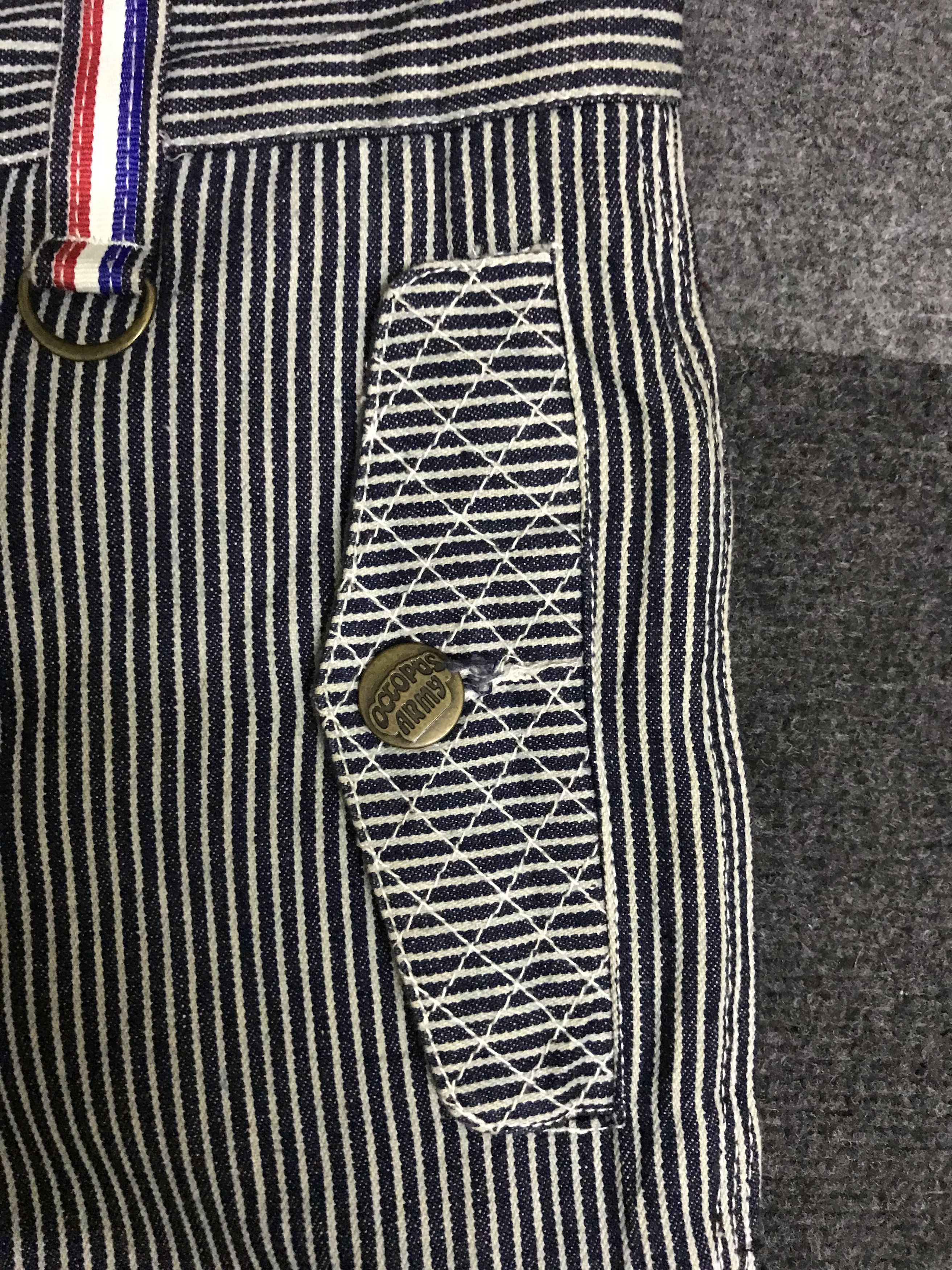Japanese Brand D109 OCTOPUS ARMY Street Style Hickory Carpenter Pant Size US 34 / EU 50 - 8 Thumbnail