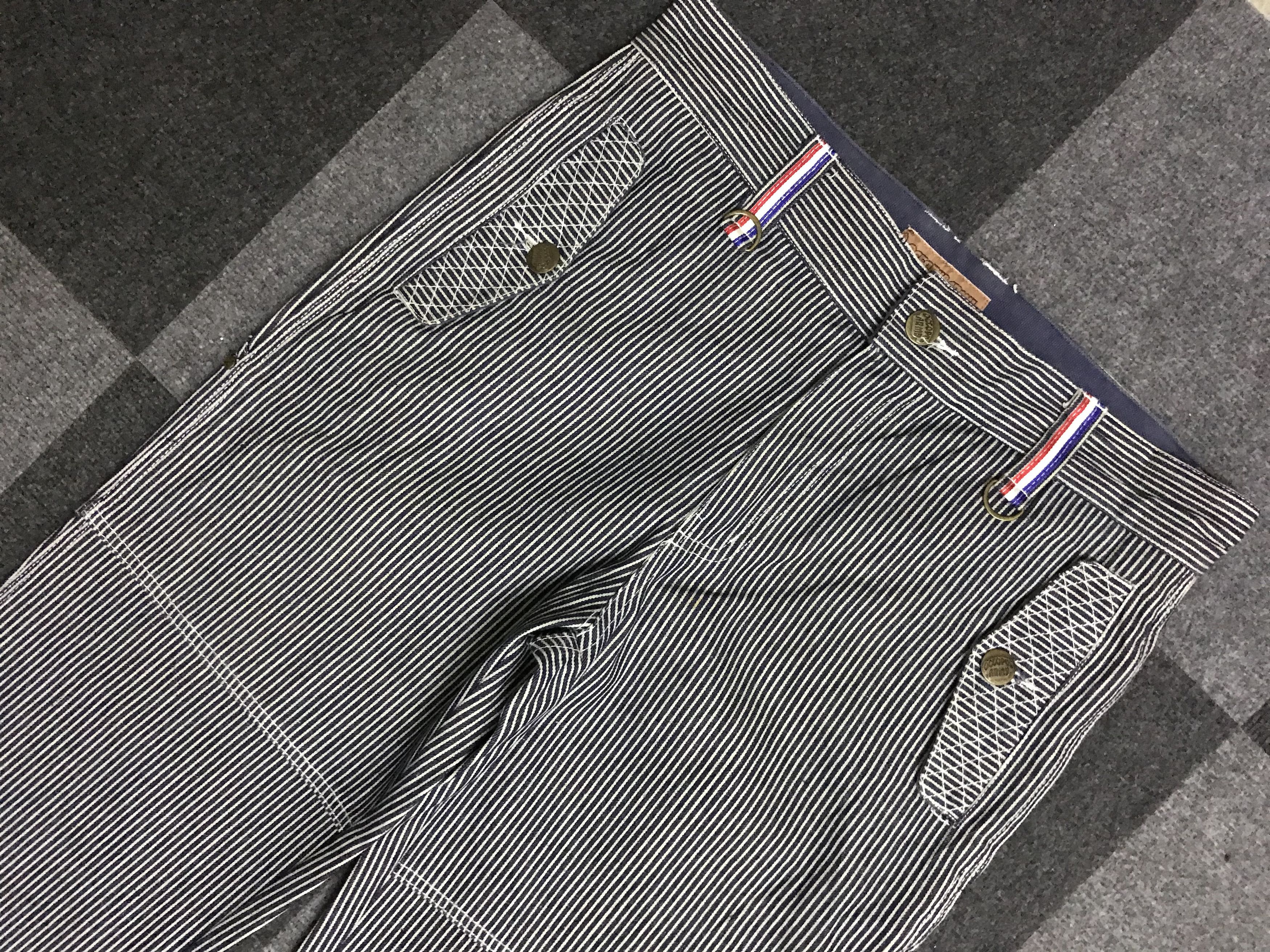 Japanese Brand D109 OCTOPUS ARMY Street Style Hickory Carpenter Pant Size US 34 / EU 50 - 4 Thumbnail