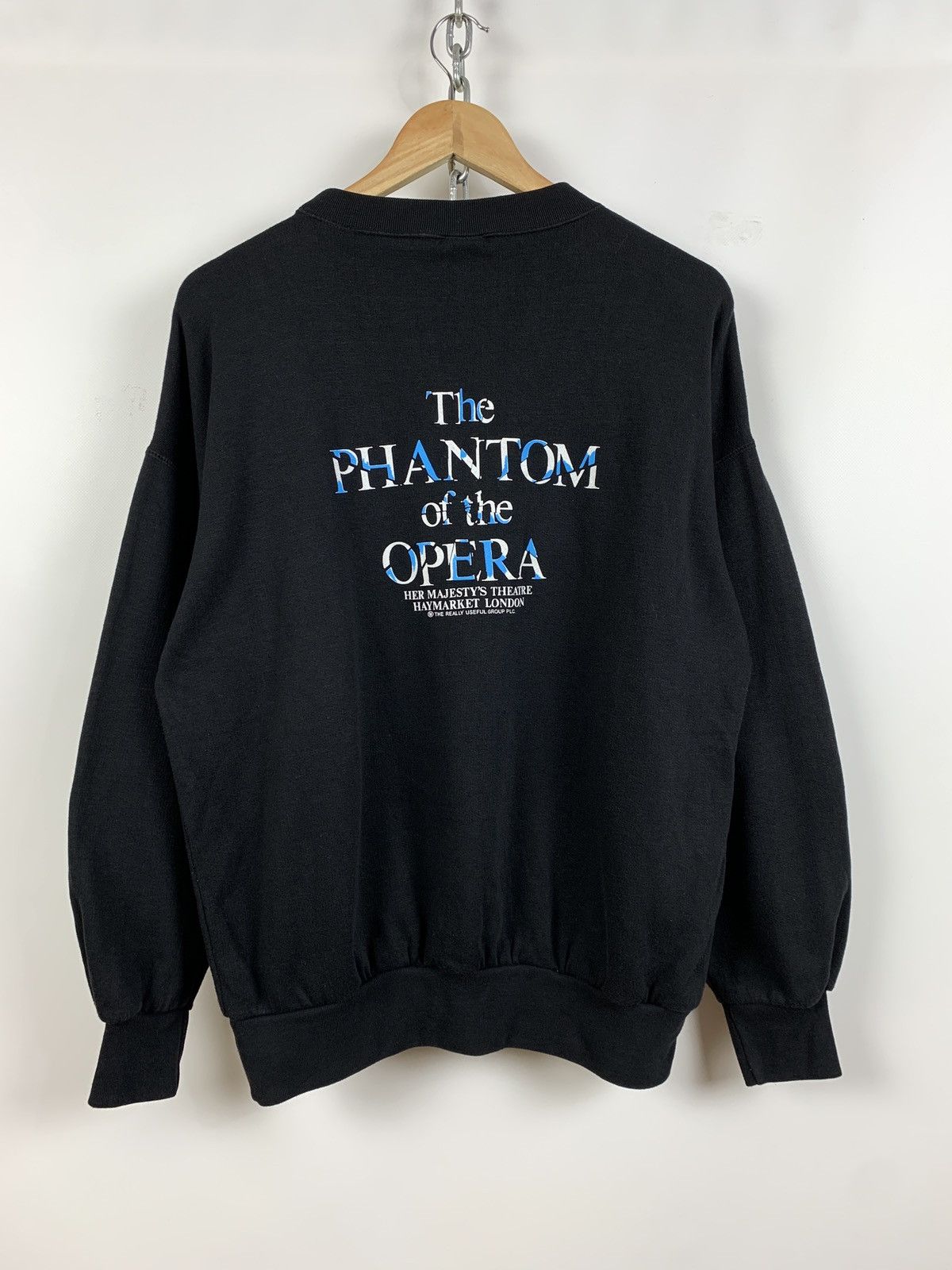Vintage 1986 Vintage The Phantom Of The Opera Sweatshirt Kanye Style Size US M / EU 48-50 / 2 - 4 Thumbnail