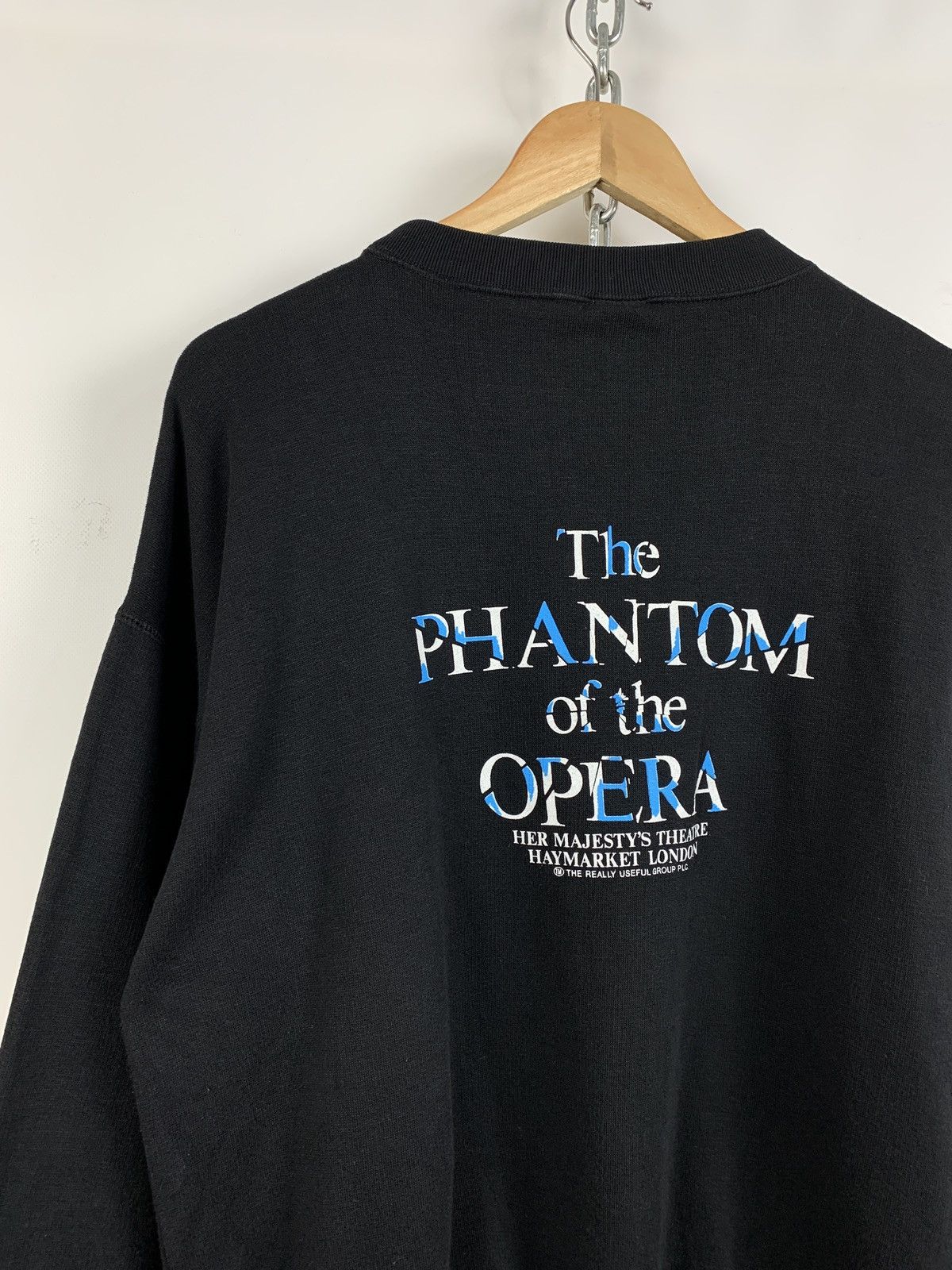 Vintage 1986 Vintage The Phantom Of The Opera Sweatshirt Kanye Style Size US M / EU 48-50 / 2 - 13 Thumbnail