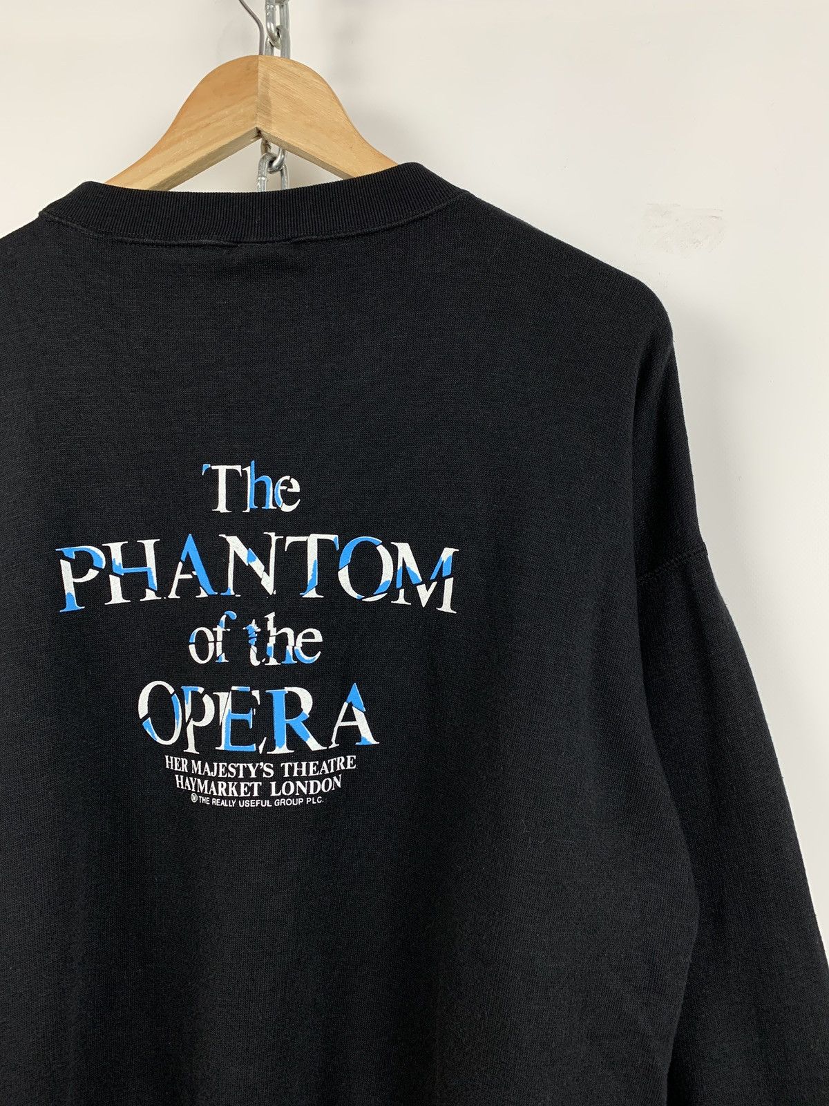 Vintage 1986 Vintage The Phantom Of The Opera Sweatshirt Kanye Style Size US M / EU 48-50 / 2 - 12 Thumbnail