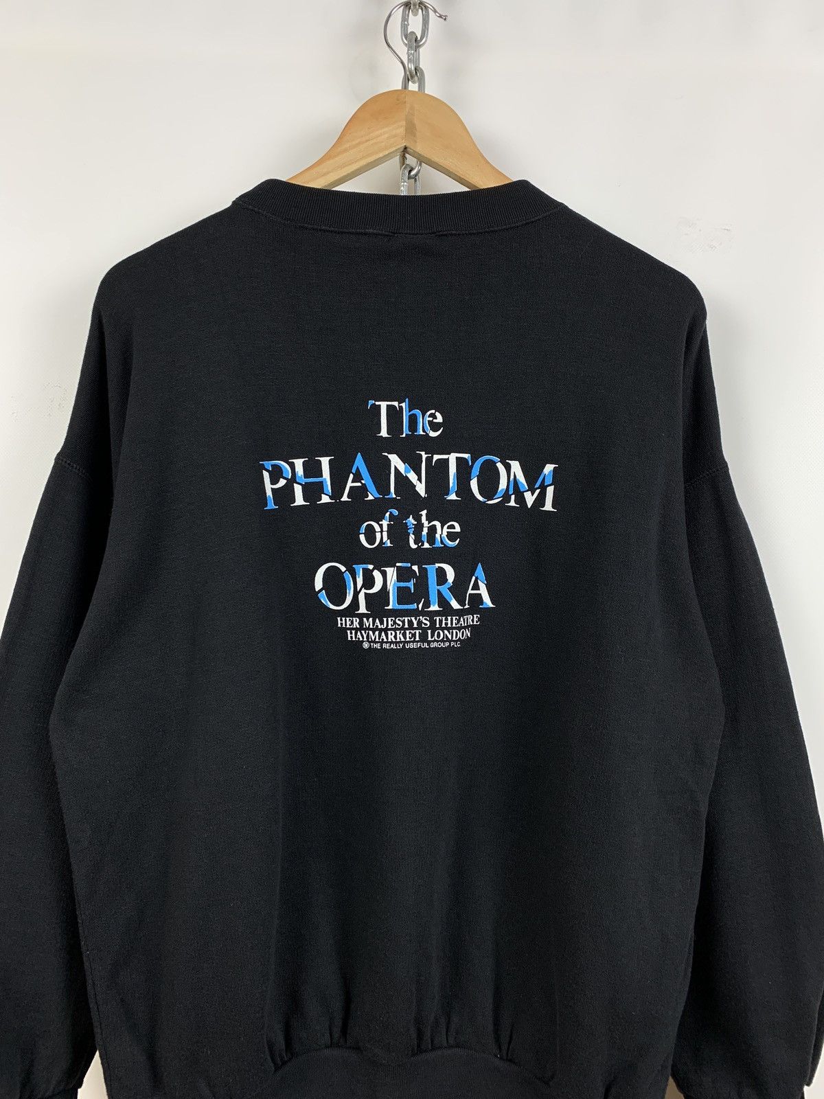 Vintage 1986 Vintage The Phantom Of The Opera Sweatshirt Kanye Style Size US M / EU 48-50 / 2 - 11 Thumbnail