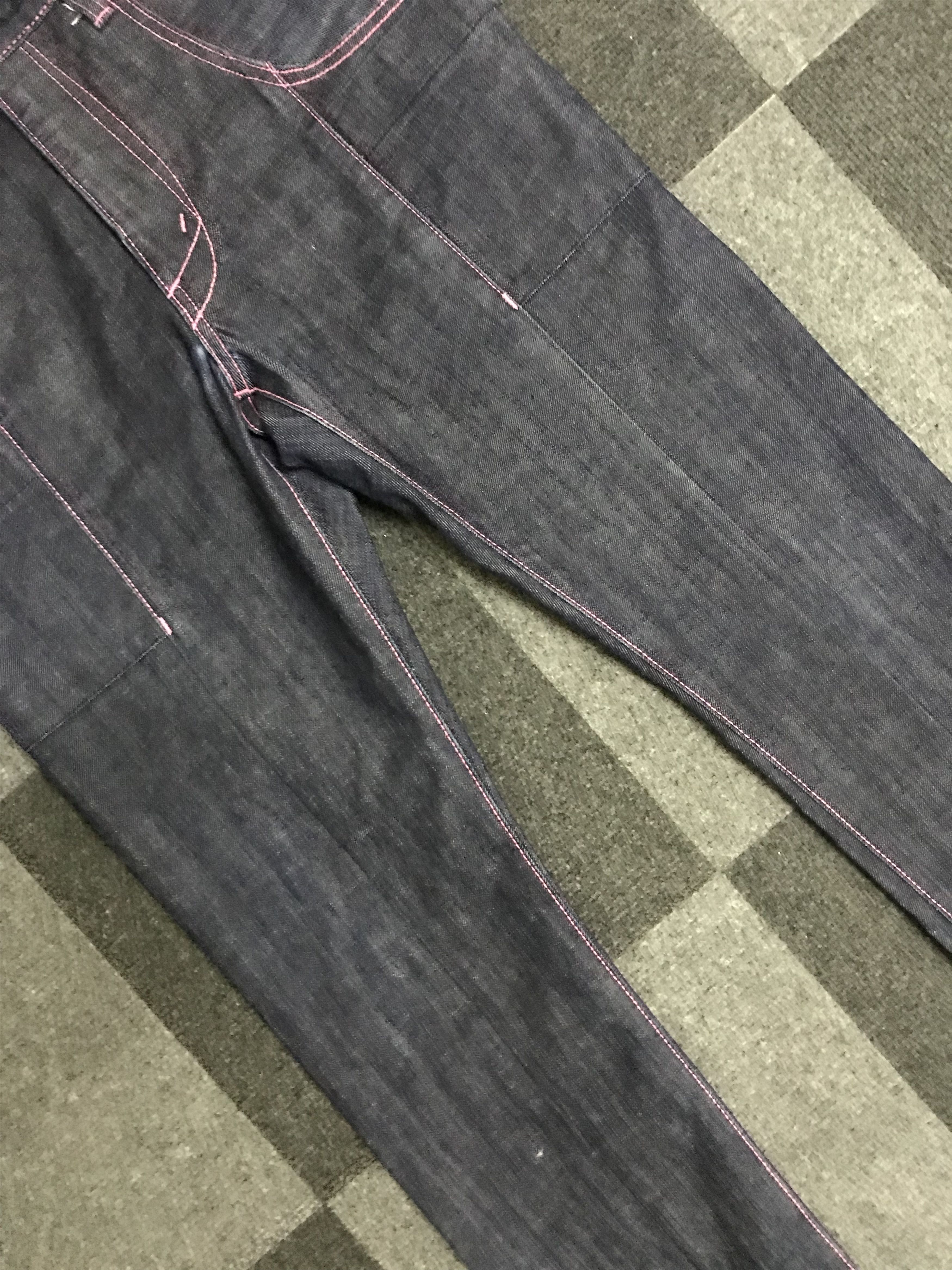 Japanese Brand D111 GDC Japan Mutipockets Skinny Carpenter Pant Size US 31 - 3 Thumbnail