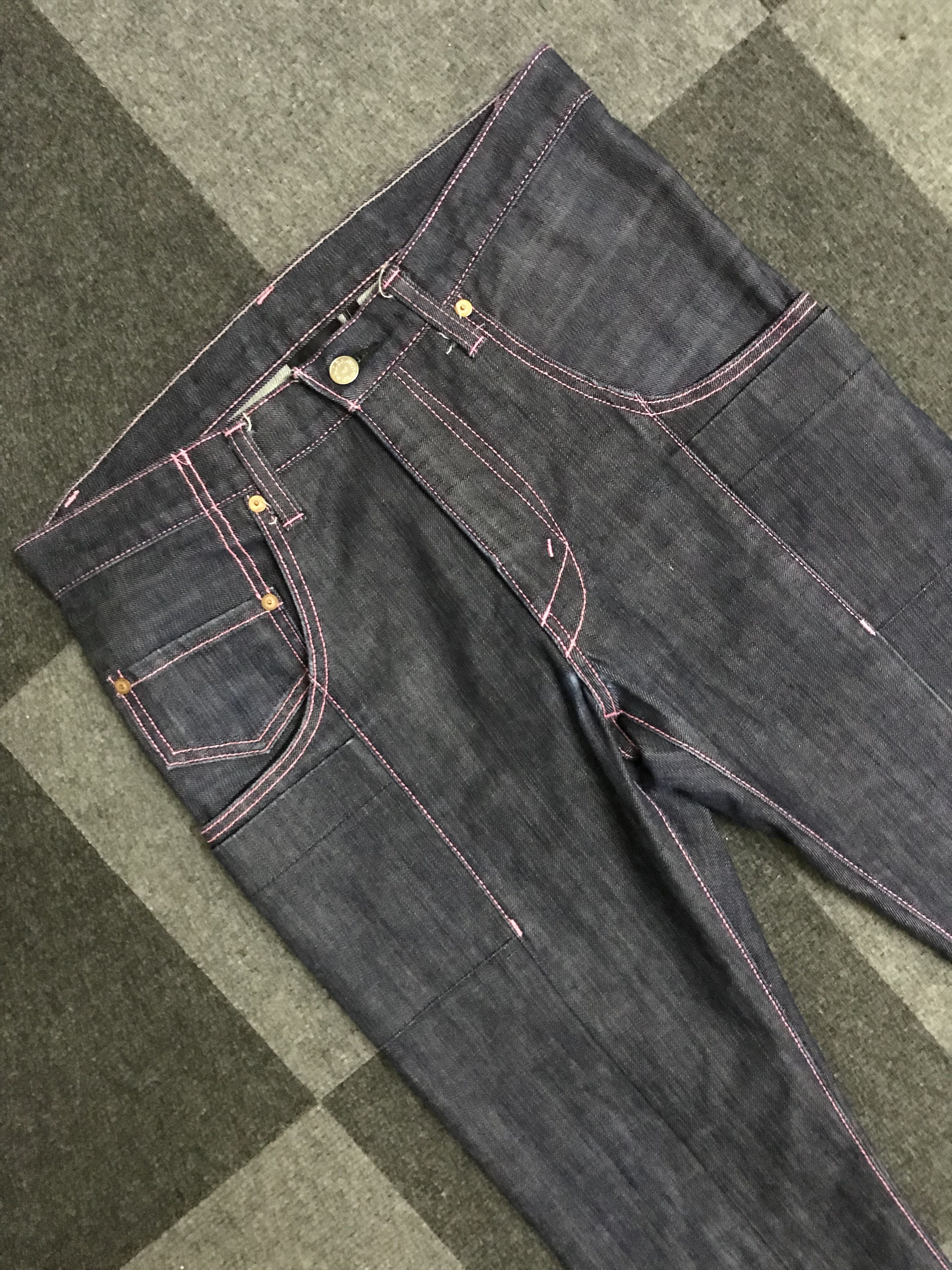 Japanese Brand D111 GDC Japan Mutipockets Skinny Carpenter Pant Size US 31 - 2 Thumbnail