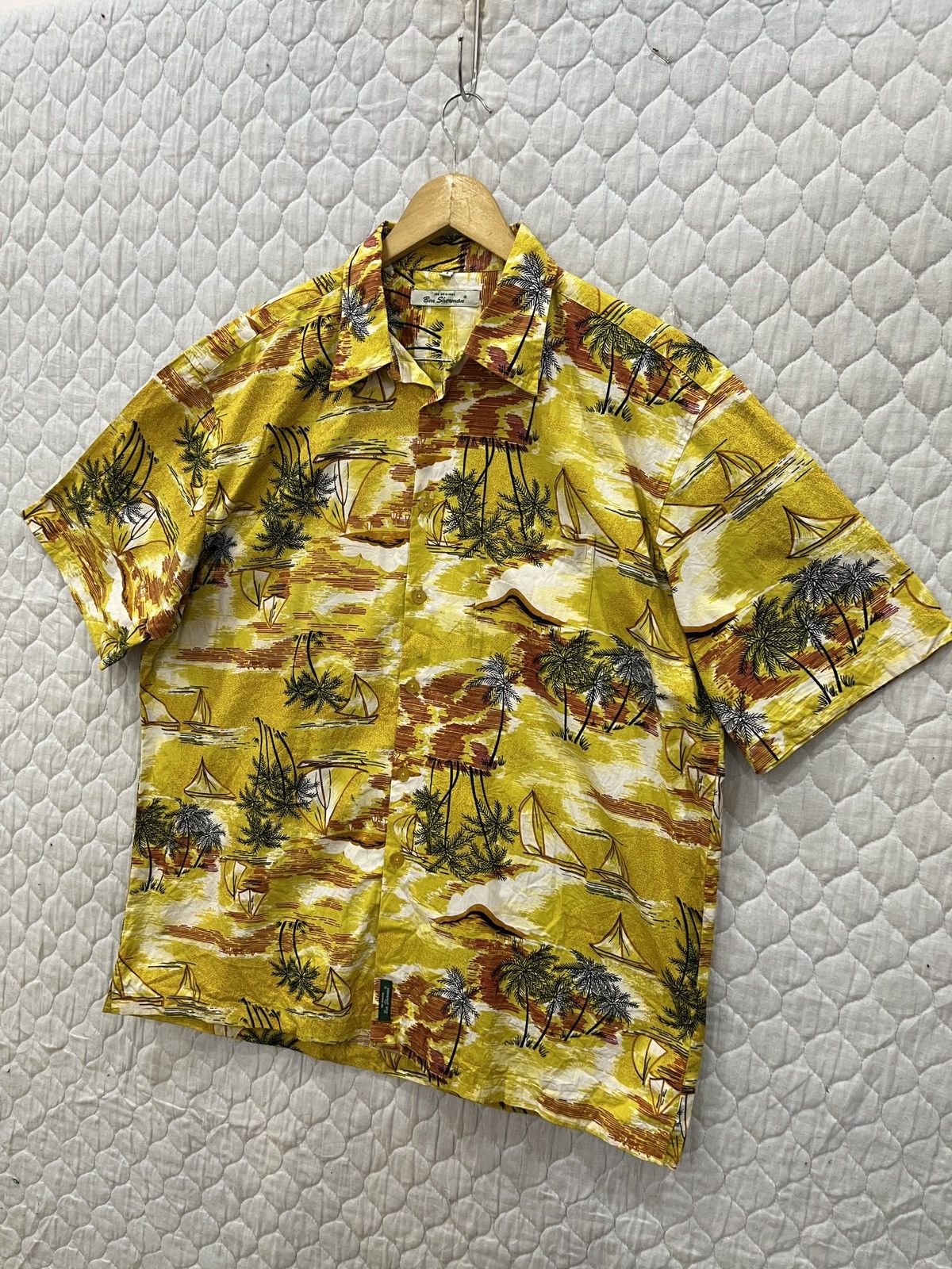 Ben Sherman (Ww). BEN SHERMAN HAWAIIAN SHIRT Size US XL / EU 56 / 4 - 2 Thumbnail