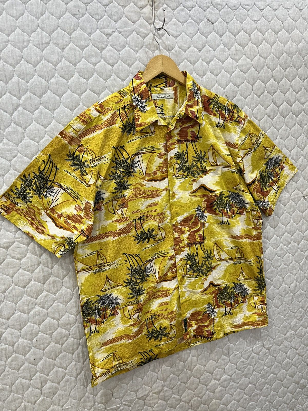 Ben Sherman (Ww). BEN SHERMAN HAWAIIAN SHIRT Size US XL / EU 56 / 4 - 3 Thumbnail
