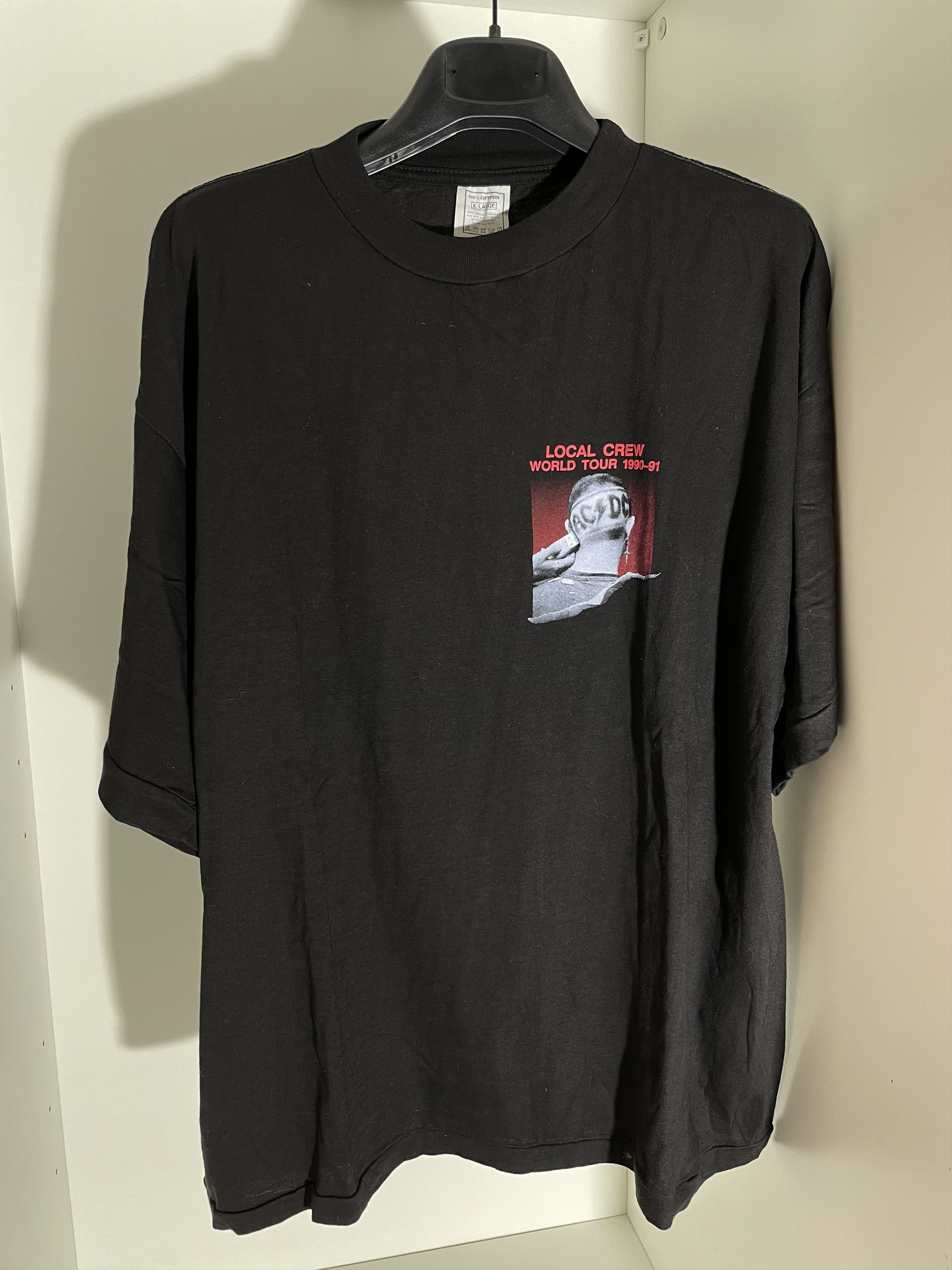 Band Tees Vintage 1990 Acdc The Razors Edge Local Crew world tour tee Size US L / EU 52-54 / 3 - 1 Thumbnail