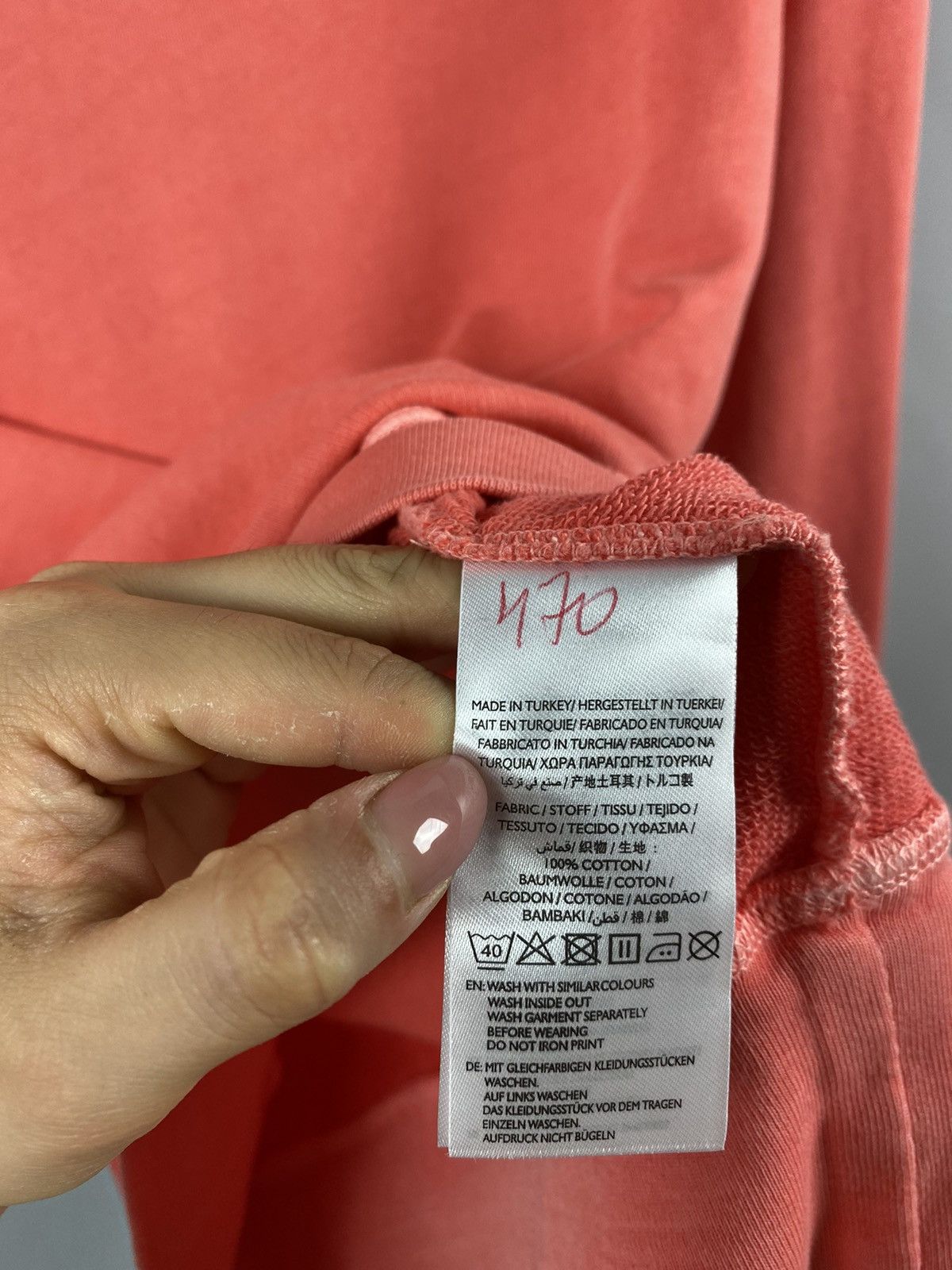 Gant Gant sweatshirt luxury streetwear pink size M Size US M / EU 48-50 / 2 - 4 Thumbnail