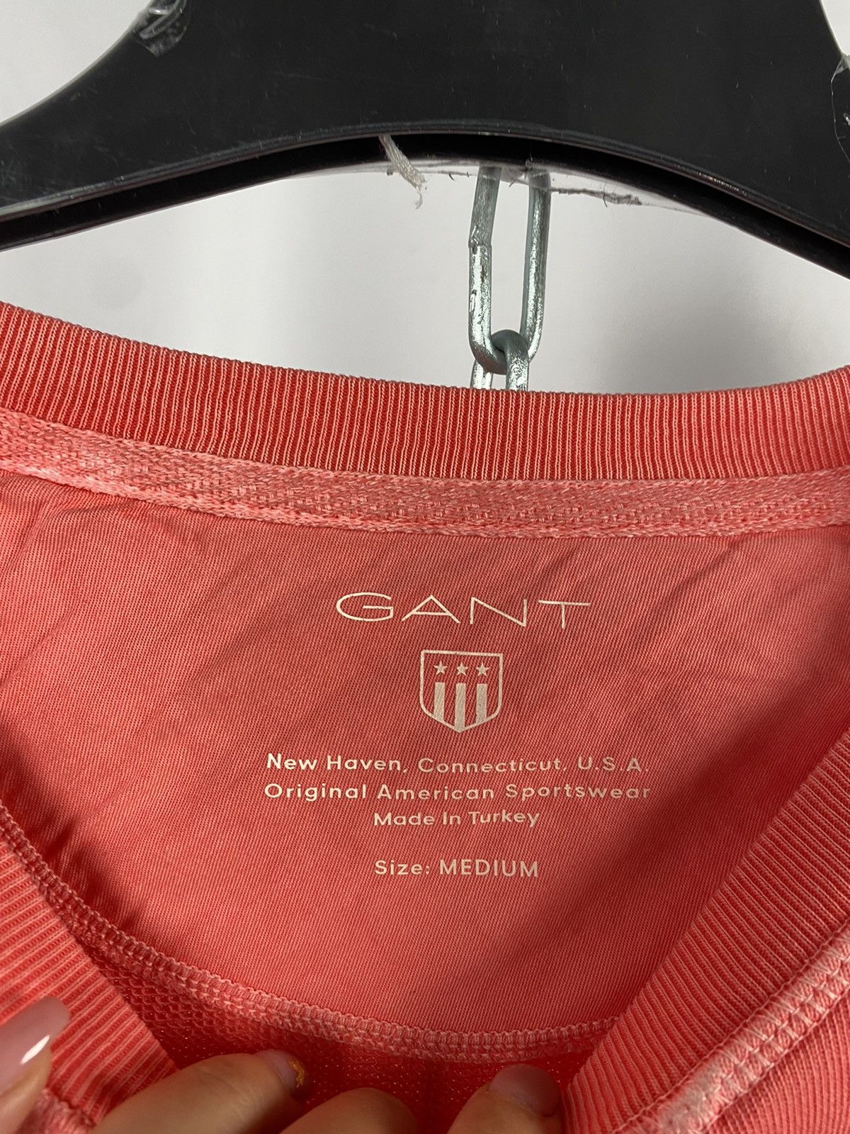 Gant Gant sweatshirt luxury streetwear pink size M Size US M / EU 48-50 / 2 - 3 Thumbnail