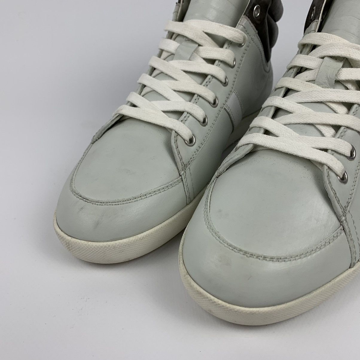 Dior Dior leather hi-top sneakers Size US 9.5 / EU 42-43 - 5 Thumbnail