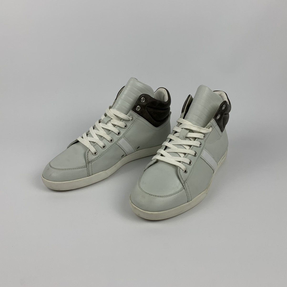 Dior Dior leather hi-top sneakers Size US 9.5 / EU 42-43 - 4 Thumbnail