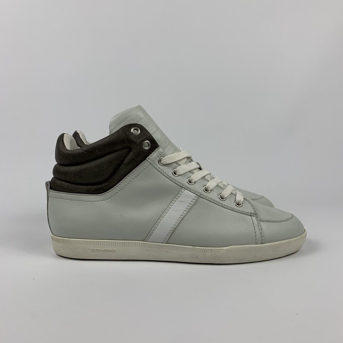 Dior Dior leather hi-top sneakers Size US 9.5 / EU 42-43 - 14 Thumbnail