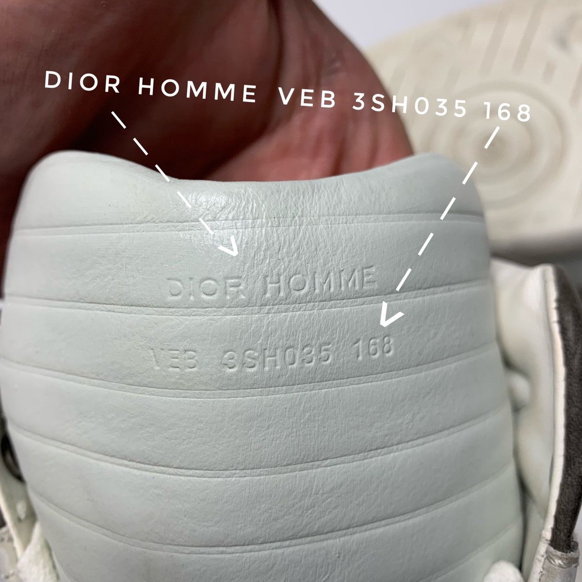 Dior Dior leather hi-top sneakers Size US 9.5 / EU 42-43 - 21 Thumbnail