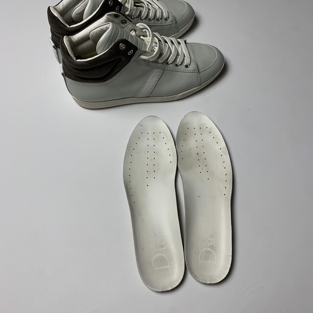 Dior Dior leather hi-top sneakers Size US 9.5 / EU 42-43 - 23 Thumbnail