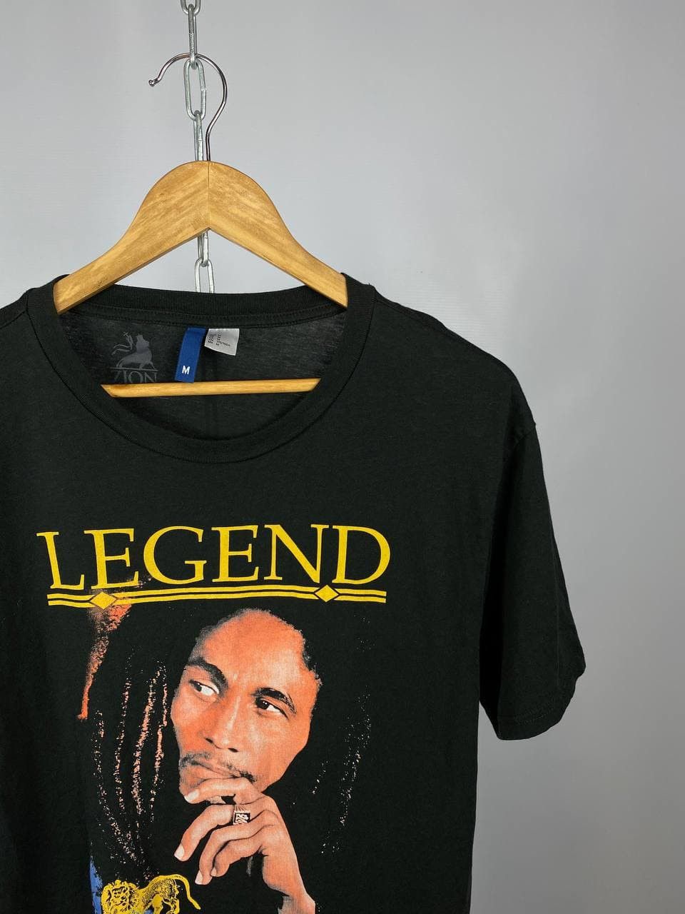 Bob Marley Bob Marley band tee T-shirt black vintage size M Size US M / EU 48-50 / 2 - 2 Thumbnail
