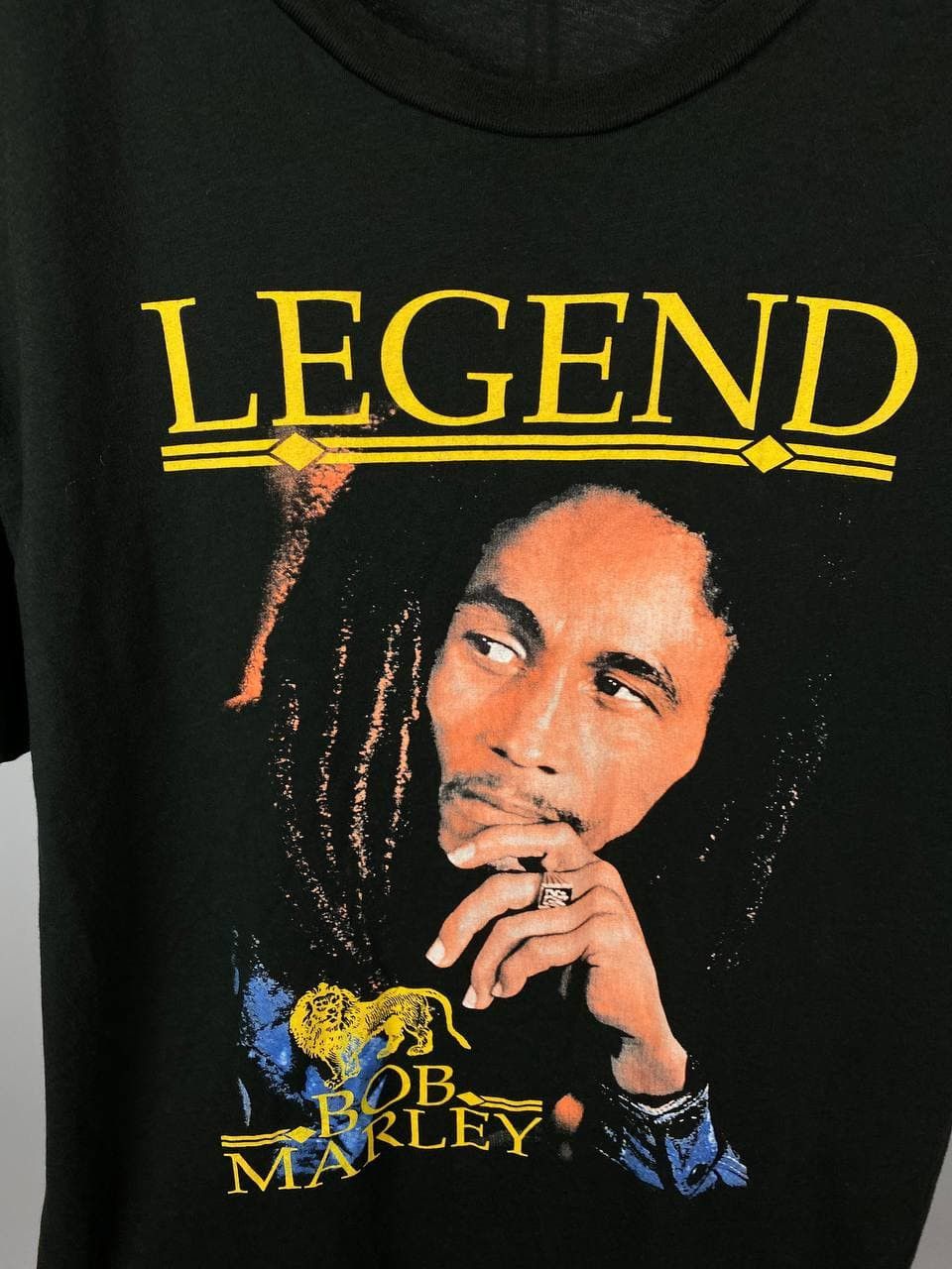 Bob Marley Bob Marley band tee T-shirt black vintage size M Size US M / EU 48-50 / 2 - 3 Thumbnail