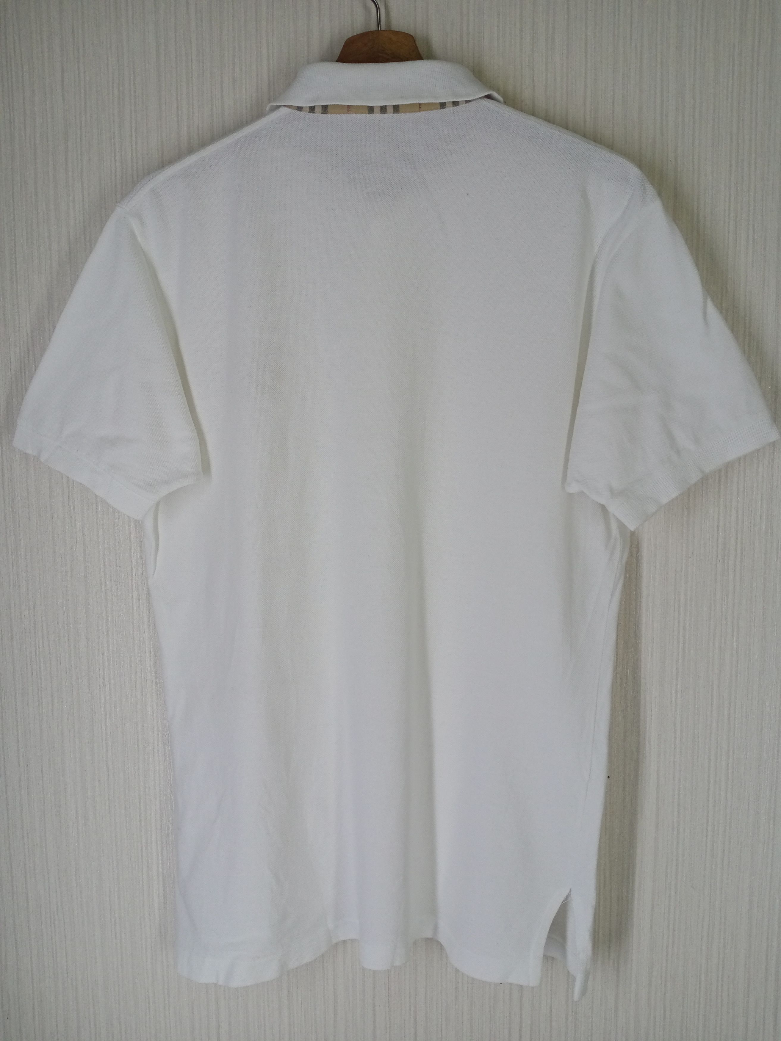 Burberry Rare Vintage Burberrys Nova Check Polo Shirt Size US L / EU 52-54 / 3 - 6 Thumbnail