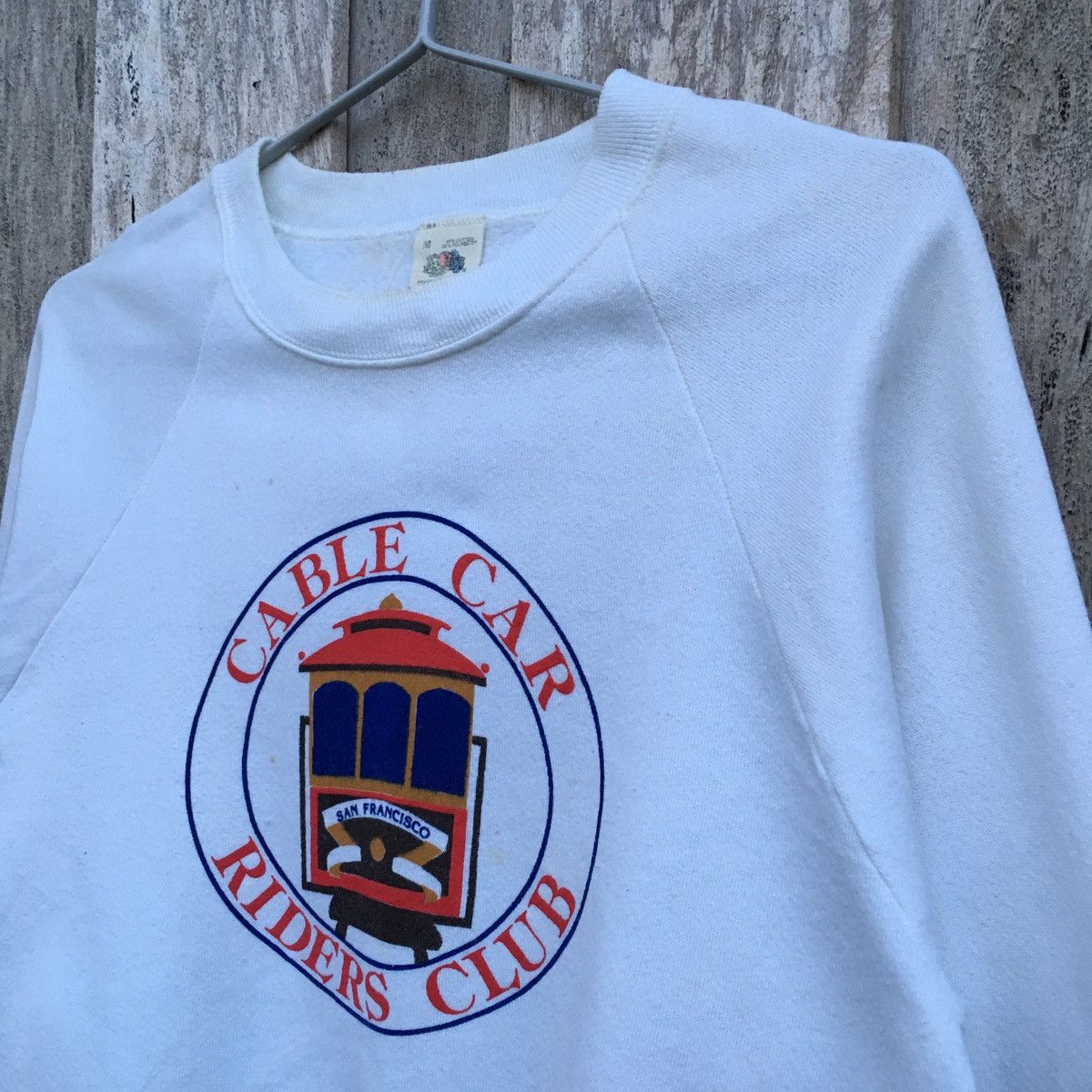 Fruit Of The Loom × Vintage Vintage Cable Car Riders Club Crewneck Sweatshirt Size M / US 6-8 / IT 42-44 - 3 Thumbnail