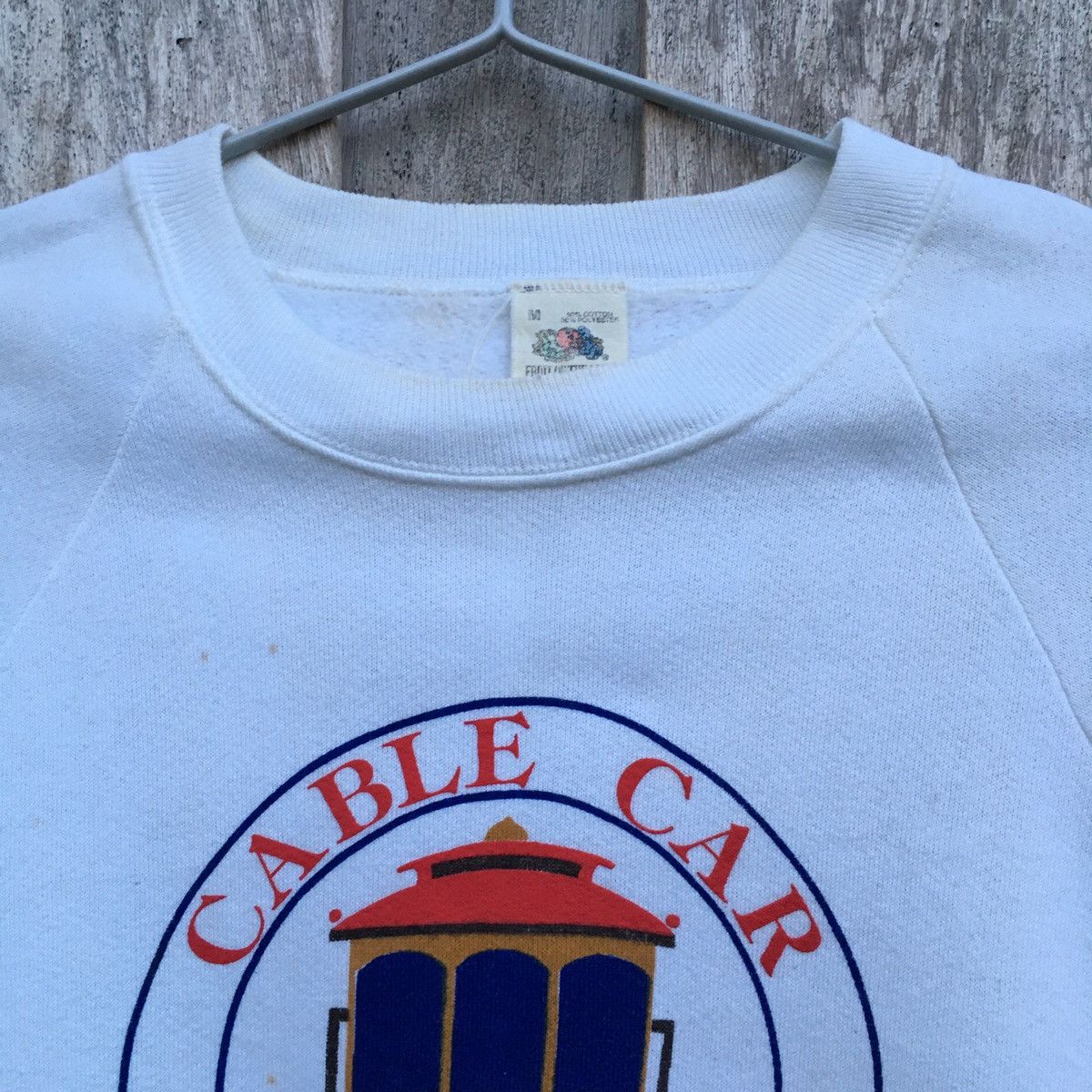 Fruit Of The Loom × Vintage Vintage Cable Car Riders Club Crewneck Sweatshirt Size M / US 6-8 / IT 42-44 - 2 Thumbnail