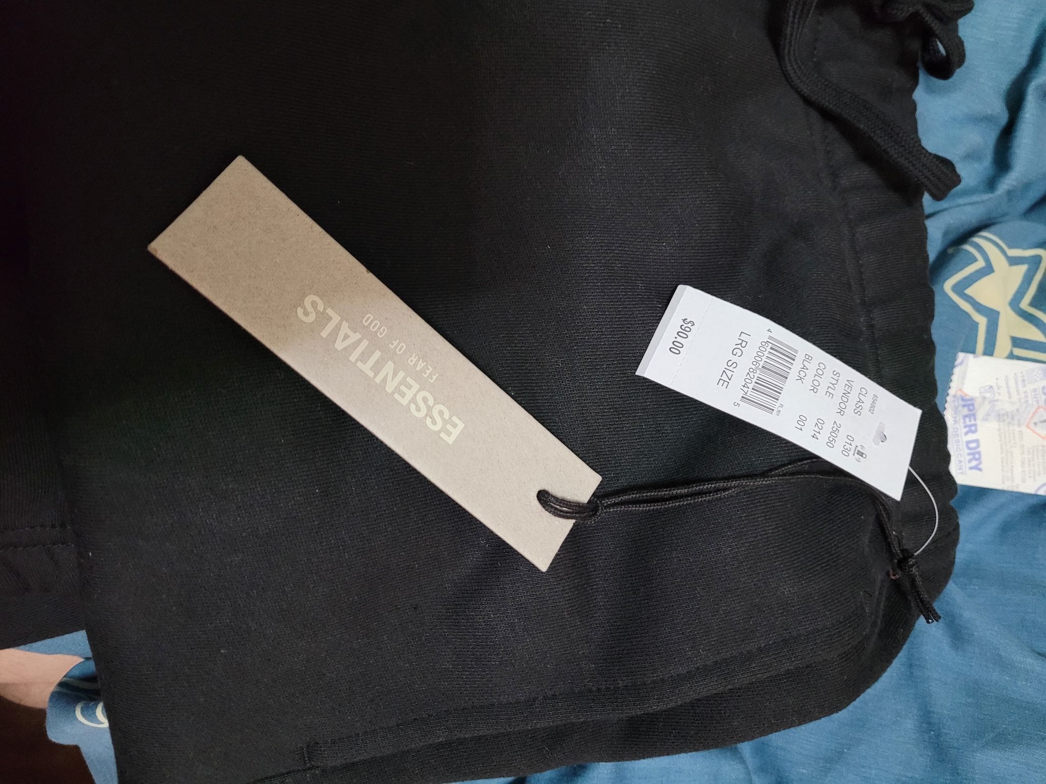 Fear of God Fear of god essential black sweatpants size L Size US 34 / EU 50 - 10 Thumbnail