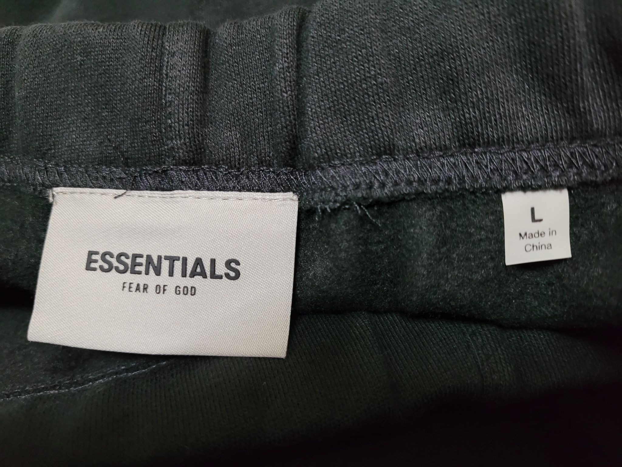 Fear of God Fear of god essential black sweatpants size L Size US 34 / EU 50 - 7 Thumbnail