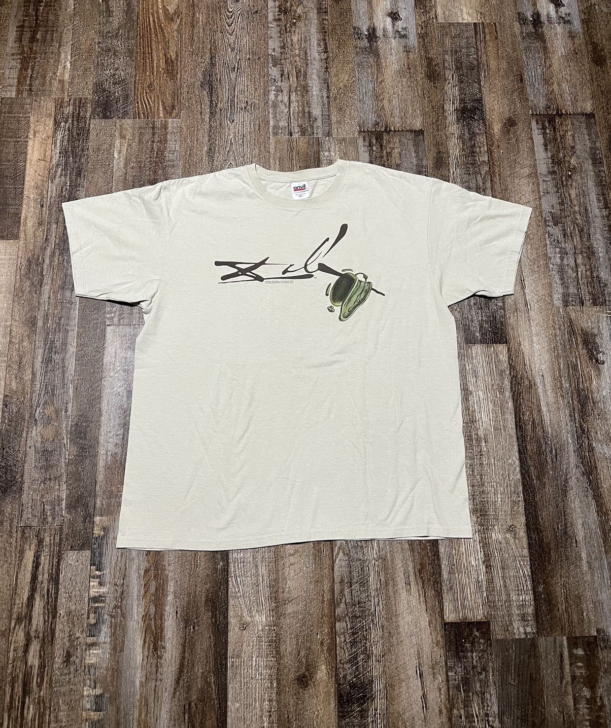 Vintage Vintage 90s Salvador Dali melting clock t shirt Size US XL / EU 56 / 4 - 1 Thumbnail
