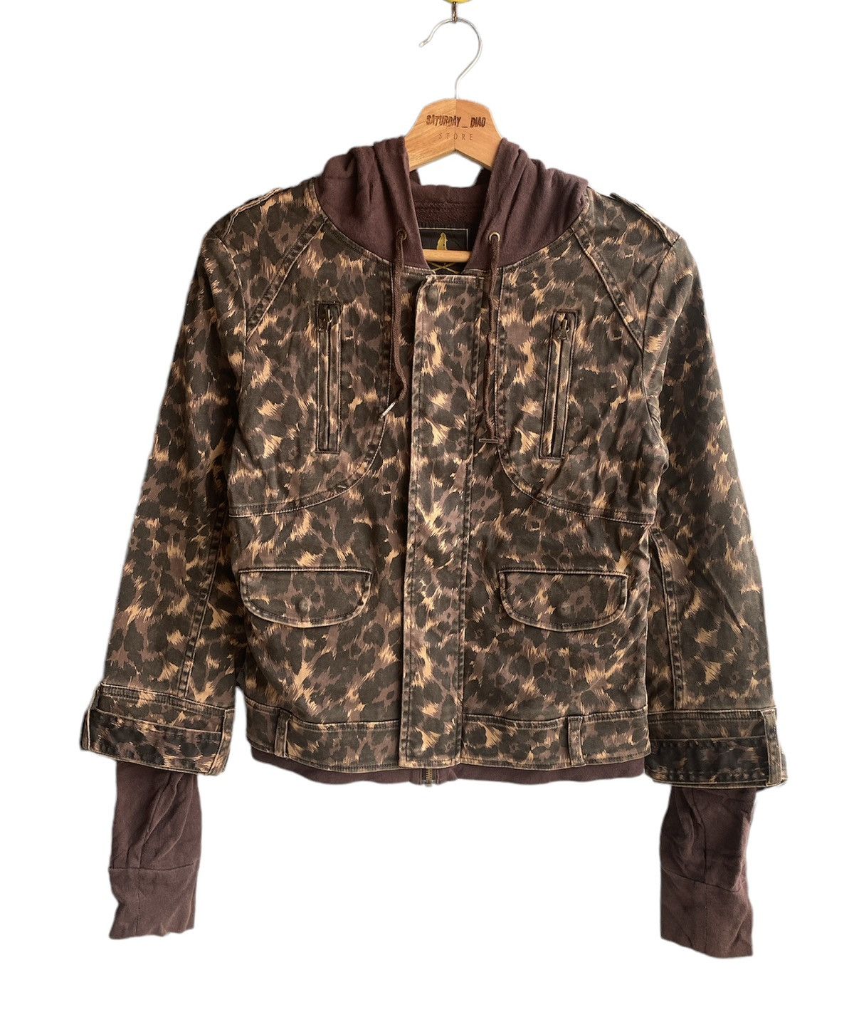 Hysteric Glamour Hysteric Glamour hoodie jacket cheetah stripe Size US XS / EU 42 / 0 - 1 Thumbnail