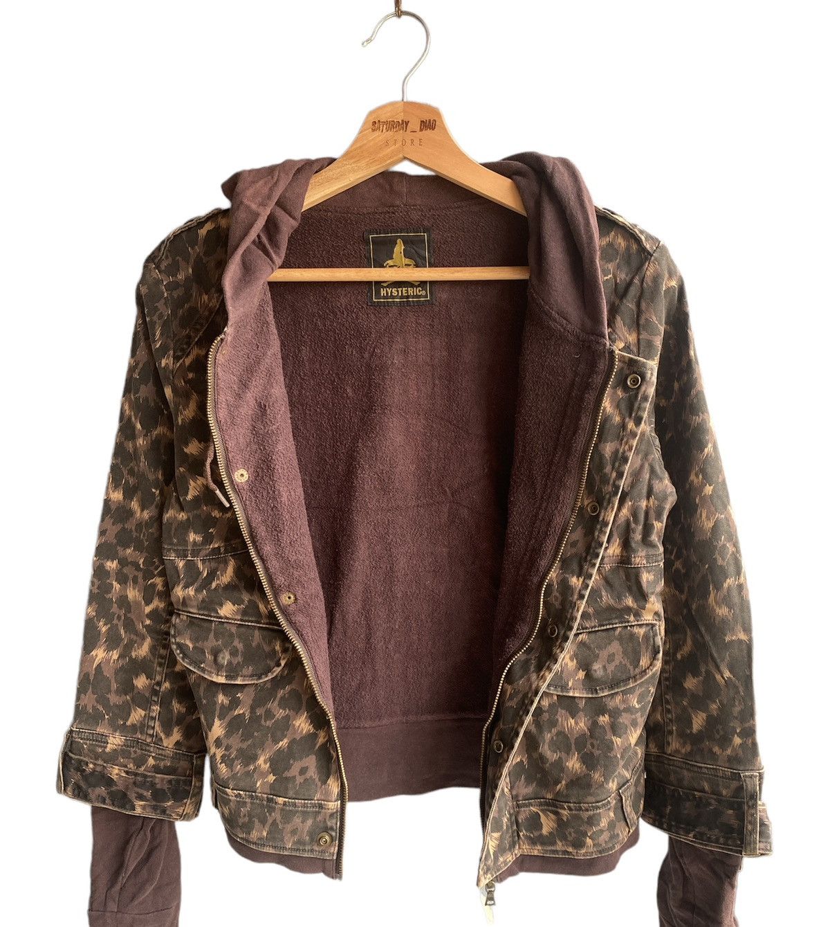 Hysteric Glamour Hysteric Glamour hoodie jacket cheetah stripe Size US XS / EU 42 / 0 - 2 Thumbnail