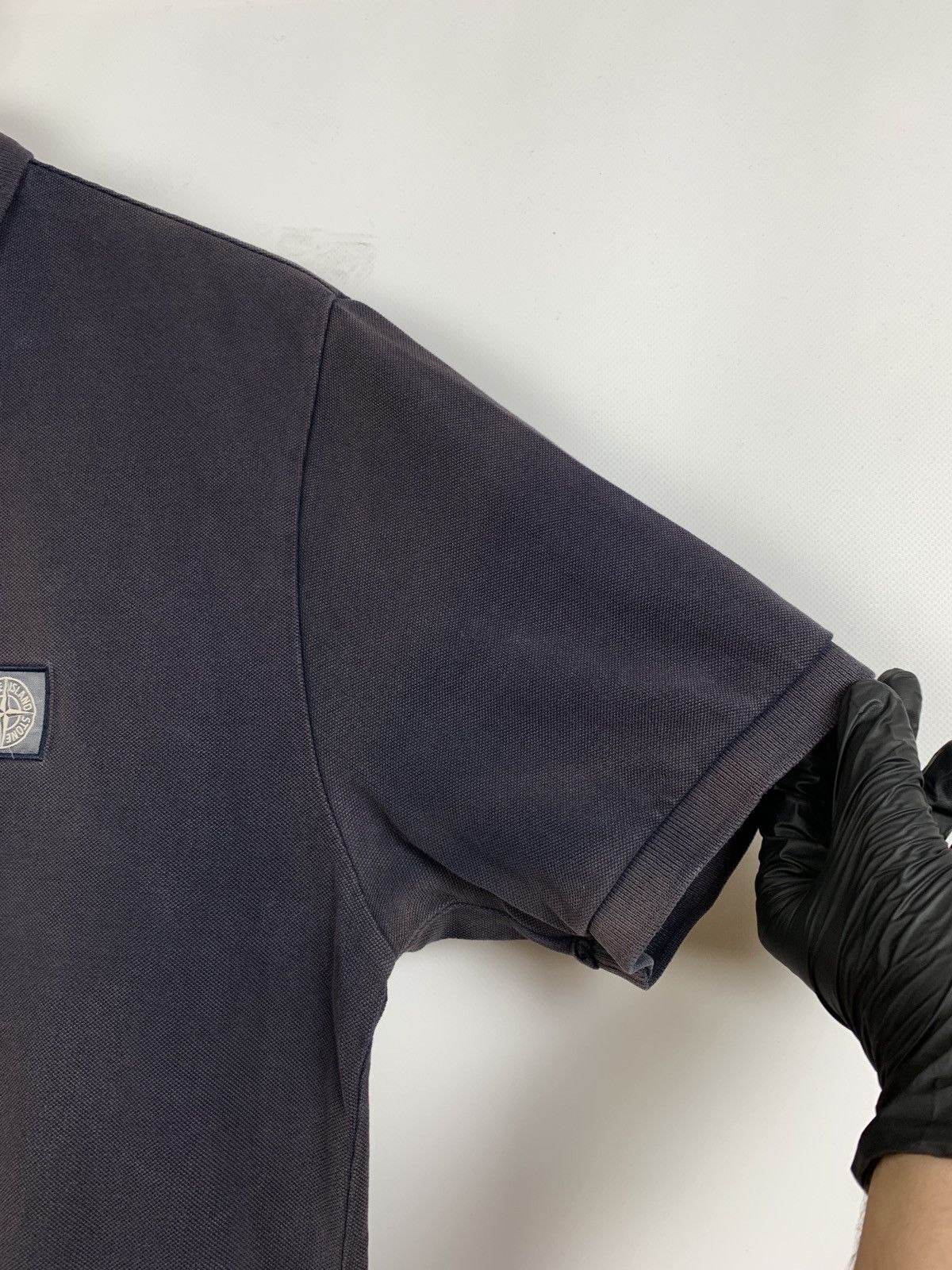 Stone Island Stone Island Patch Program Faded Navy Blue Polo T-Shirt Size US XL / EU 56 / 4 - 10 Thumbnail