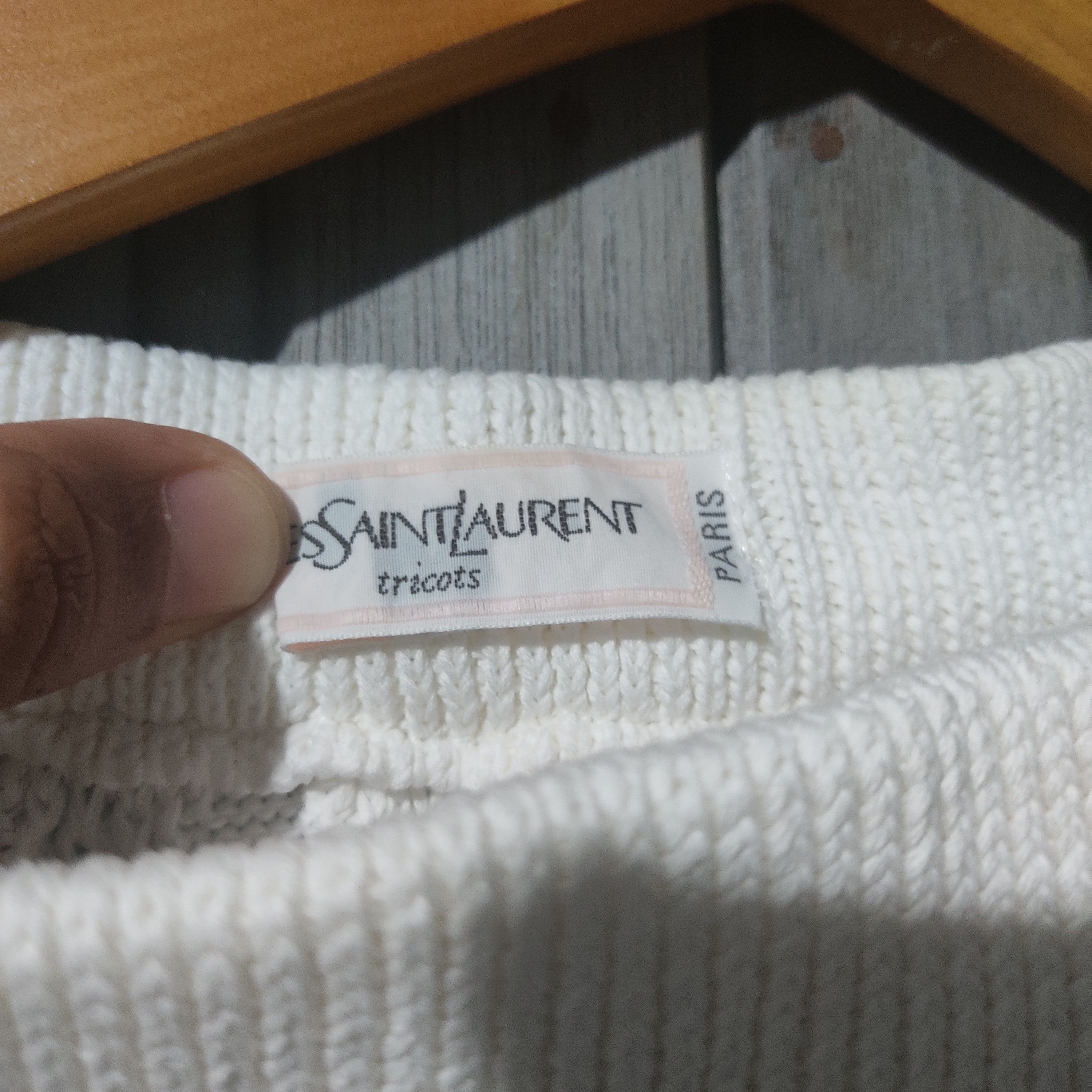 Saint Laurent Paris YSL Tricots Skirts Size 23" - 3 Thumbnail