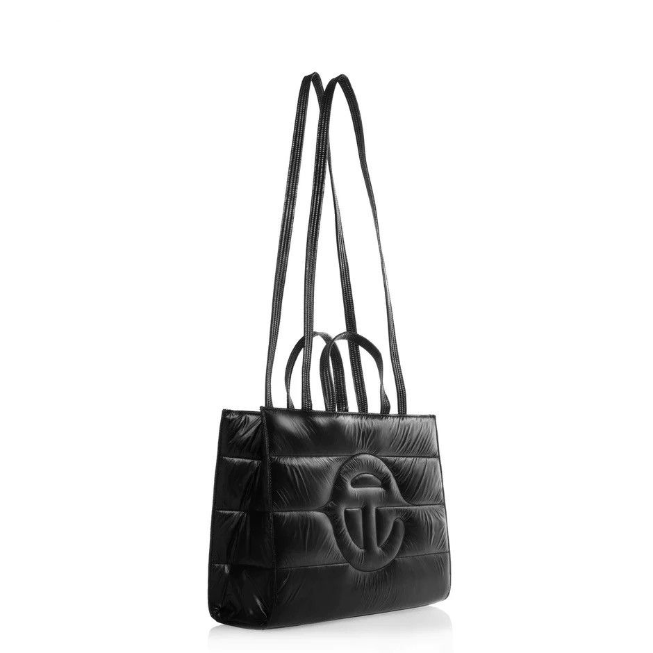 Moose Knuckles × Telfar MEDIUM PUFF SHOPPER (BLACK) Size ONE SIZE - 10 Thumbnail