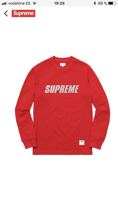 Supreme Metallic L/S Top | Grailed