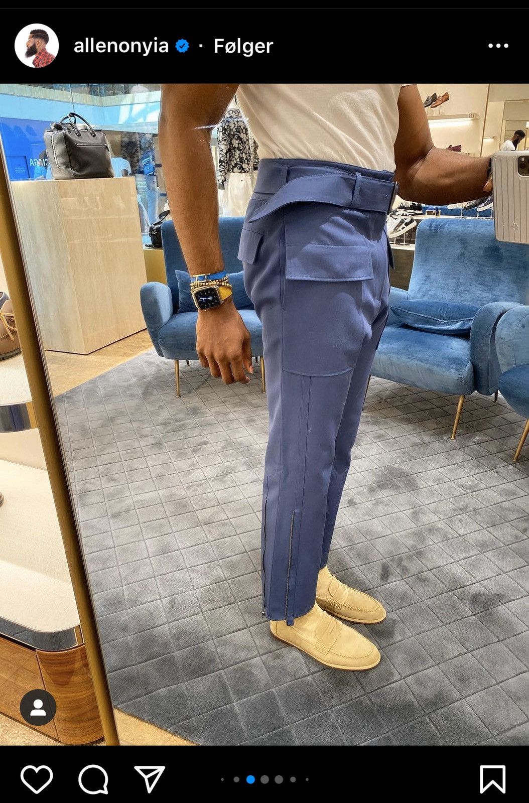 Salvatore Ferragamo AMAZING CARGO PANTS! Size US 33 - 3 Thumbnail