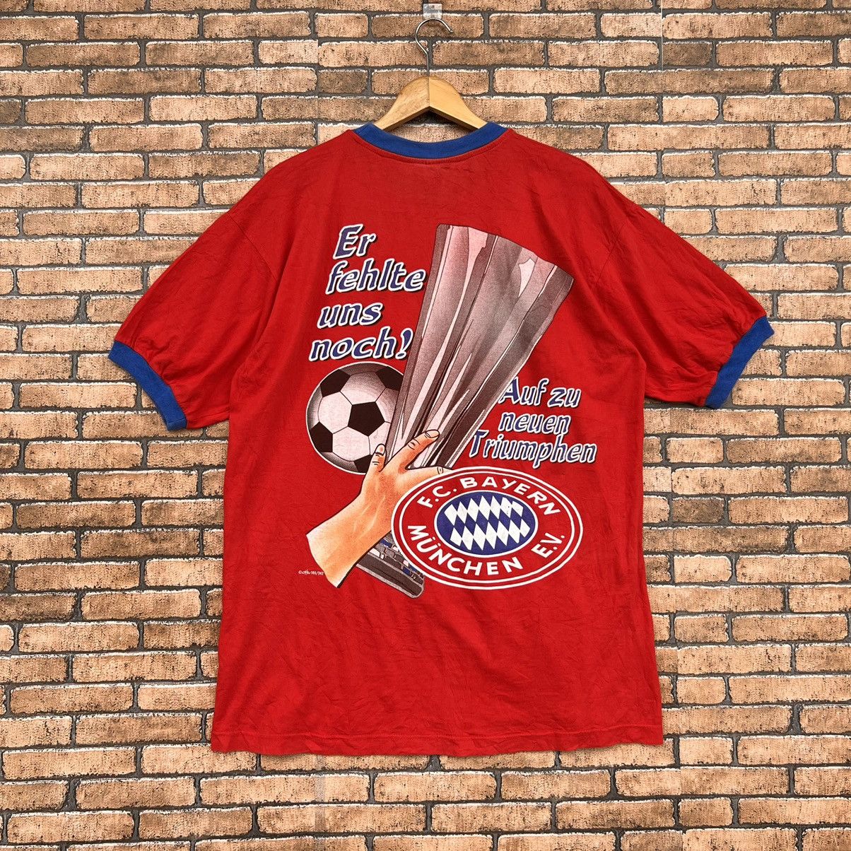 Rap Tees × Vintage Vintage 1996 Bayern Munchen Winning Championship Rap Tee Size US L / EU 52-54 / 3 - 4 Thumbnail