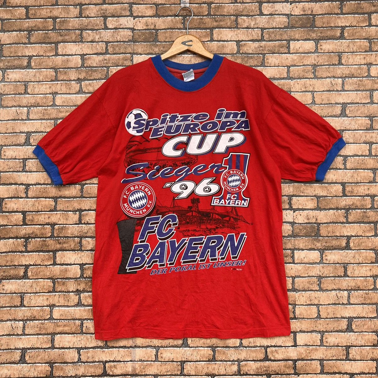 Rap Tees × Vintage Vintage 1996 Bayern Munchen Winning Championship Rap Tee Size US L / EU 52-54 / 3 - 1 Thumbnail