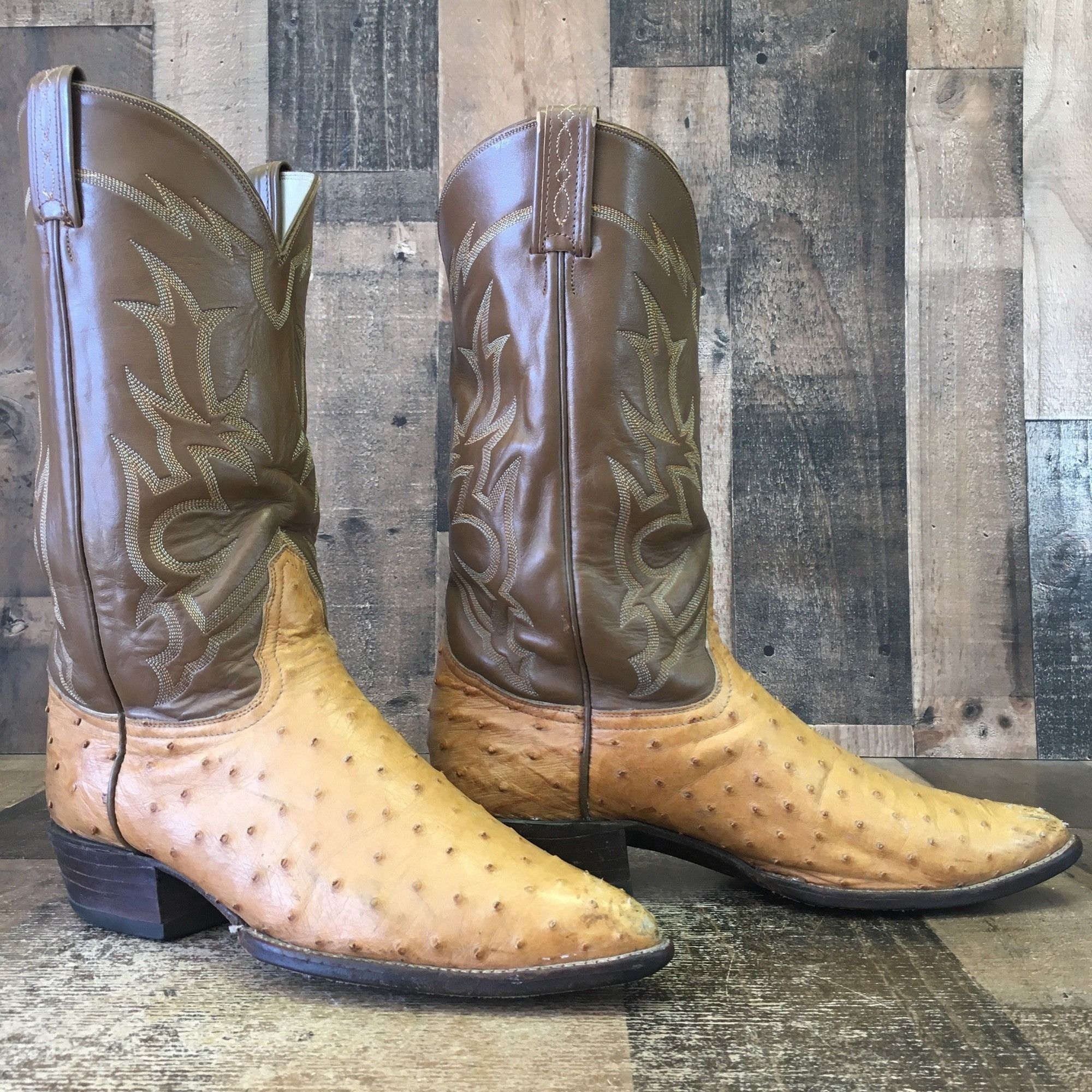 Tony Lama Tony Lama Vtg El Rey Full Quill Cowboy Boots Mens 11 D | Grailed