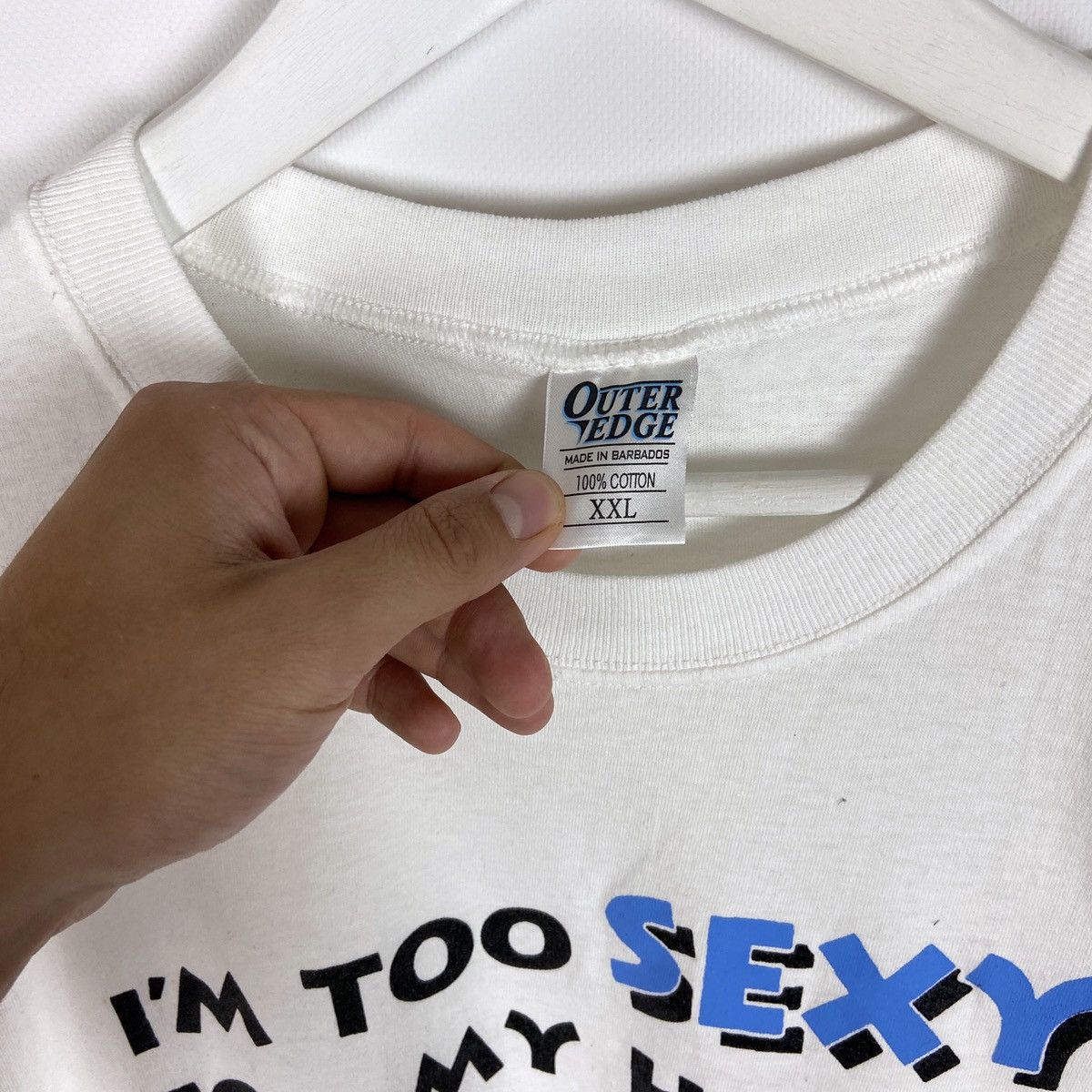 Vintage Vintage 90s I’m too sexy for my hair left me y2k Hype tee Size US XXL / EU 58 / 5 - 5 Thumbnail