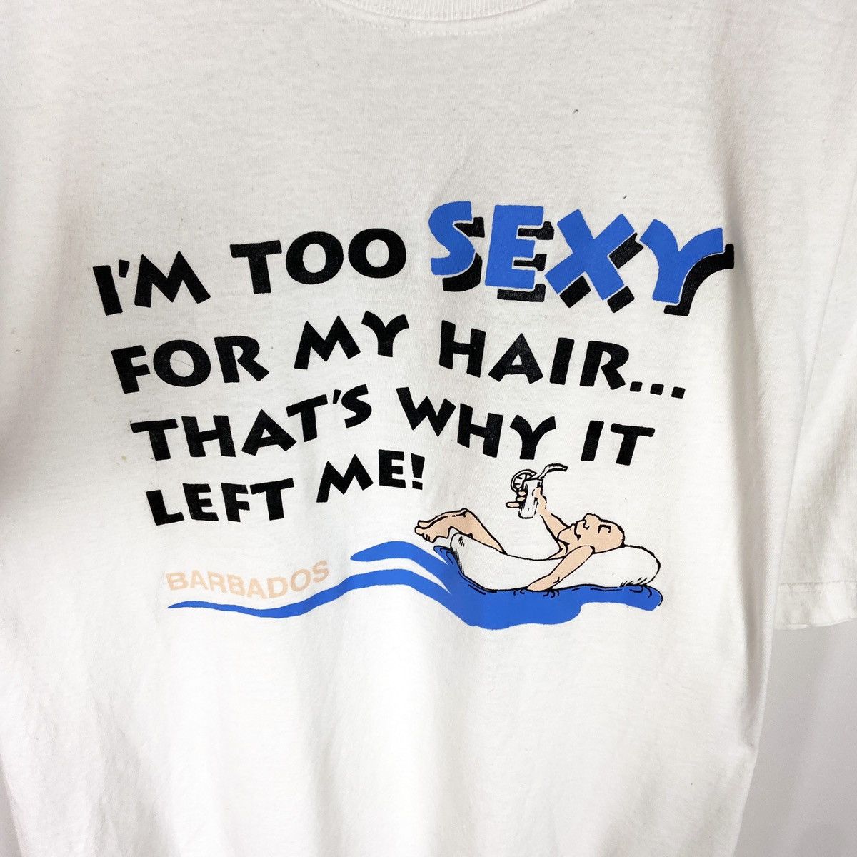Vintage Vintage 90s I’m too sexy for my hair left me y2k Hype tee Size US XXL / EU 58 / 5 - 3 Thumbnail