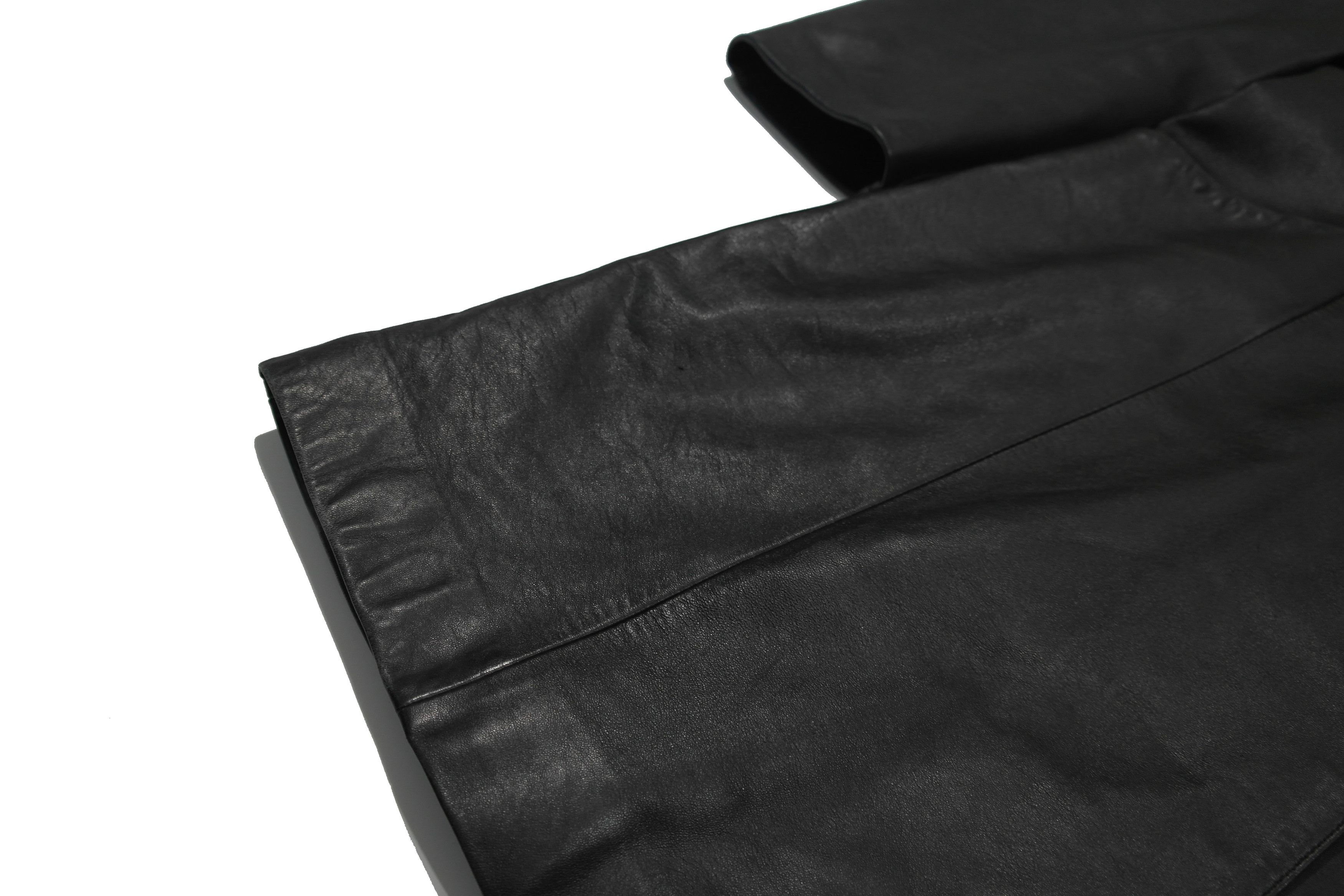 Ferre Vintage Gianfranco Ferre Leather Coat Size L / US 10 / IT 46 - 14 Thumbnail