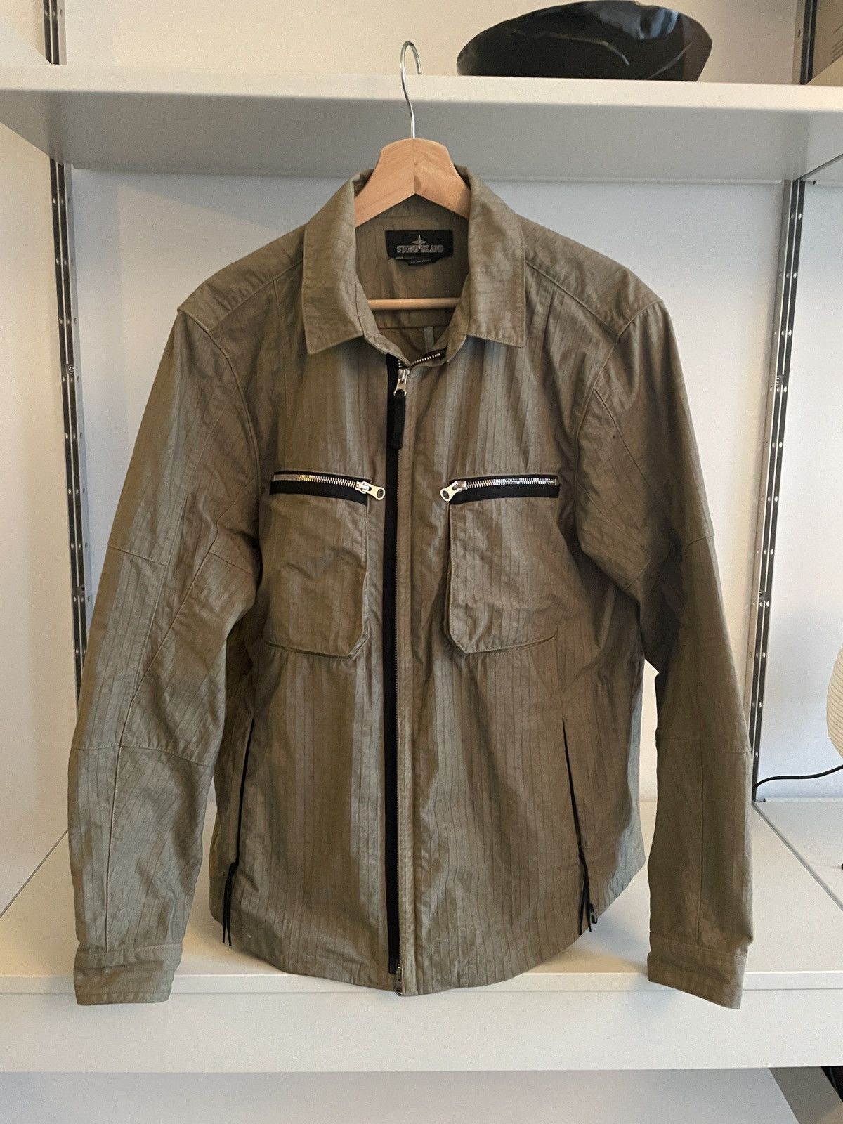 Stone Island Shadow Project Stone Island Shadow Project Ripstop Shirt ...