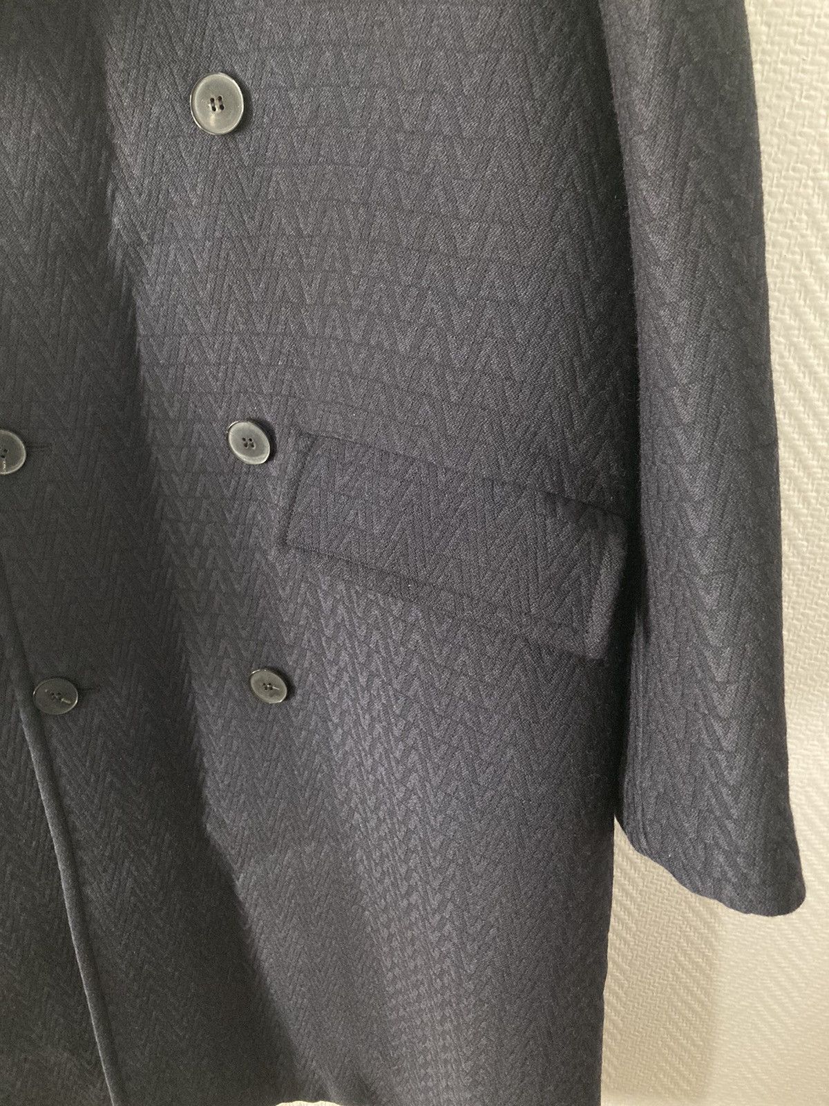 Valentino Optical V Navy Coat Size US S / EU 44-46 / 1 - 4 Thumbnail