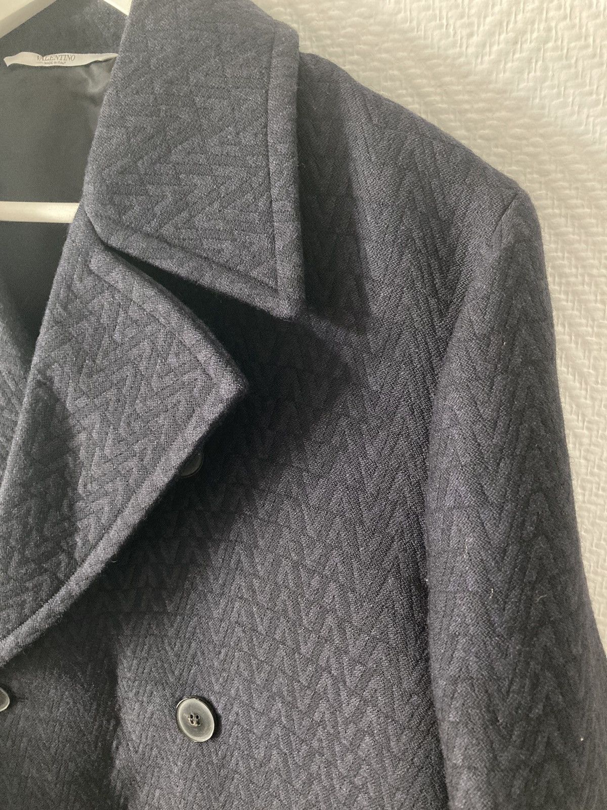 Valentino Optical V Navy Coat Size US S / EU 44-46 / 1 - 3 Thumbnail