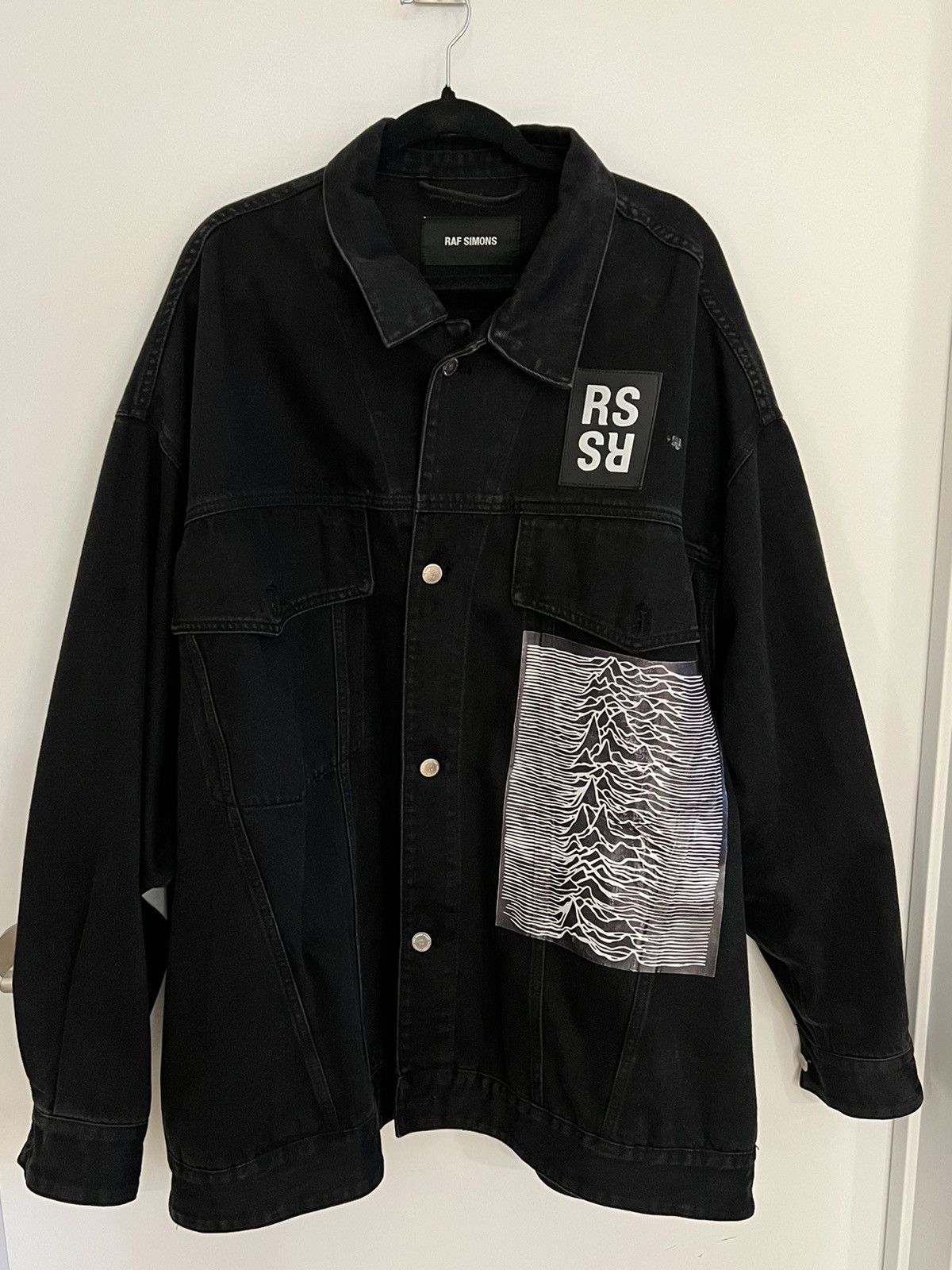 RAF SIMONS black denim jacket