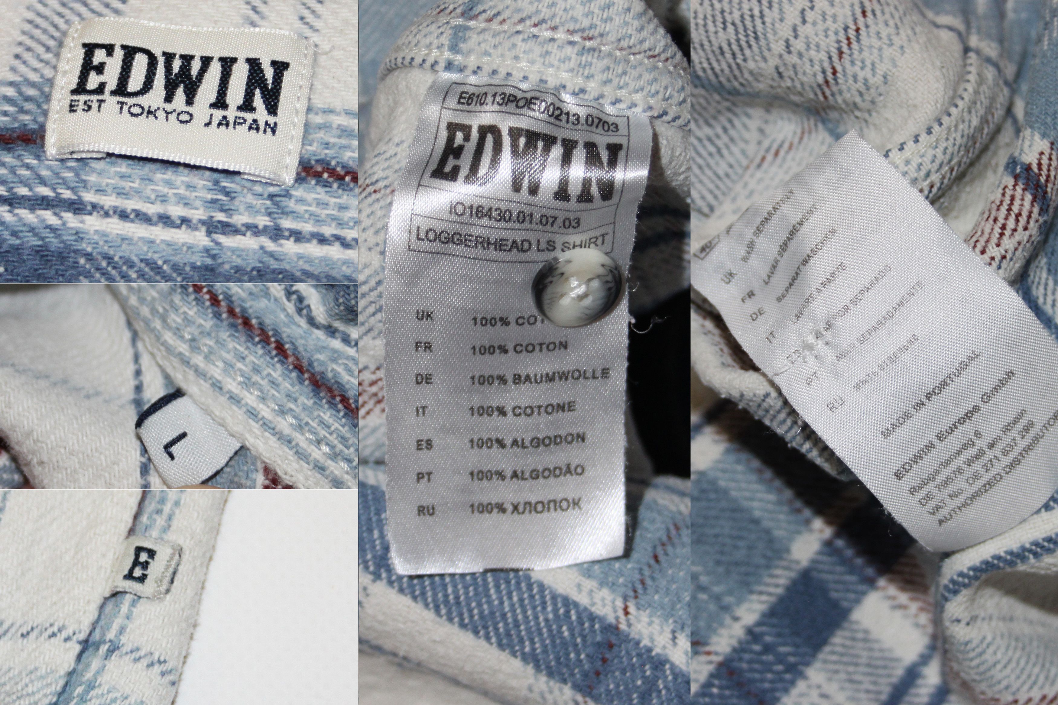 Edwin × Flannel × Japanese Brand Edwin flannel shirt Size US L / EU 52-54 / 3 - 6 Thumbnail