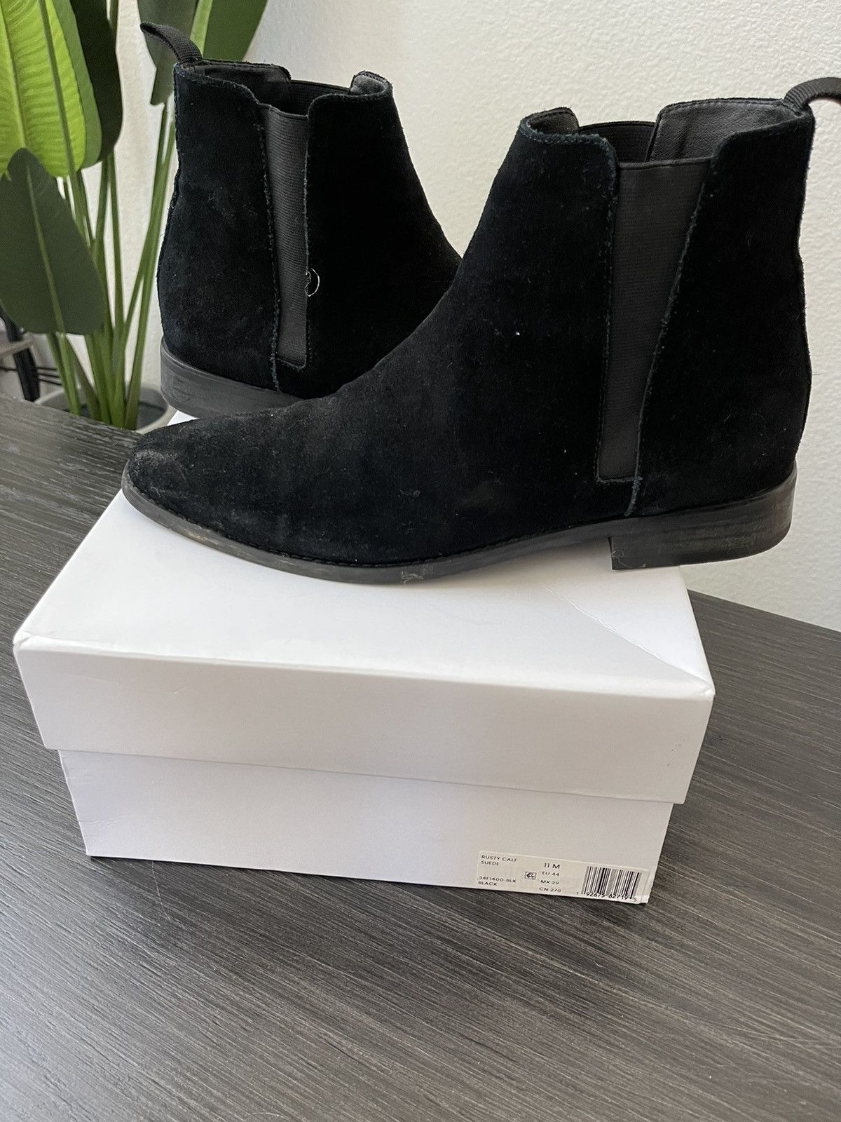 Calvin Klein Keeler Box Leather Combat Boots Grailed