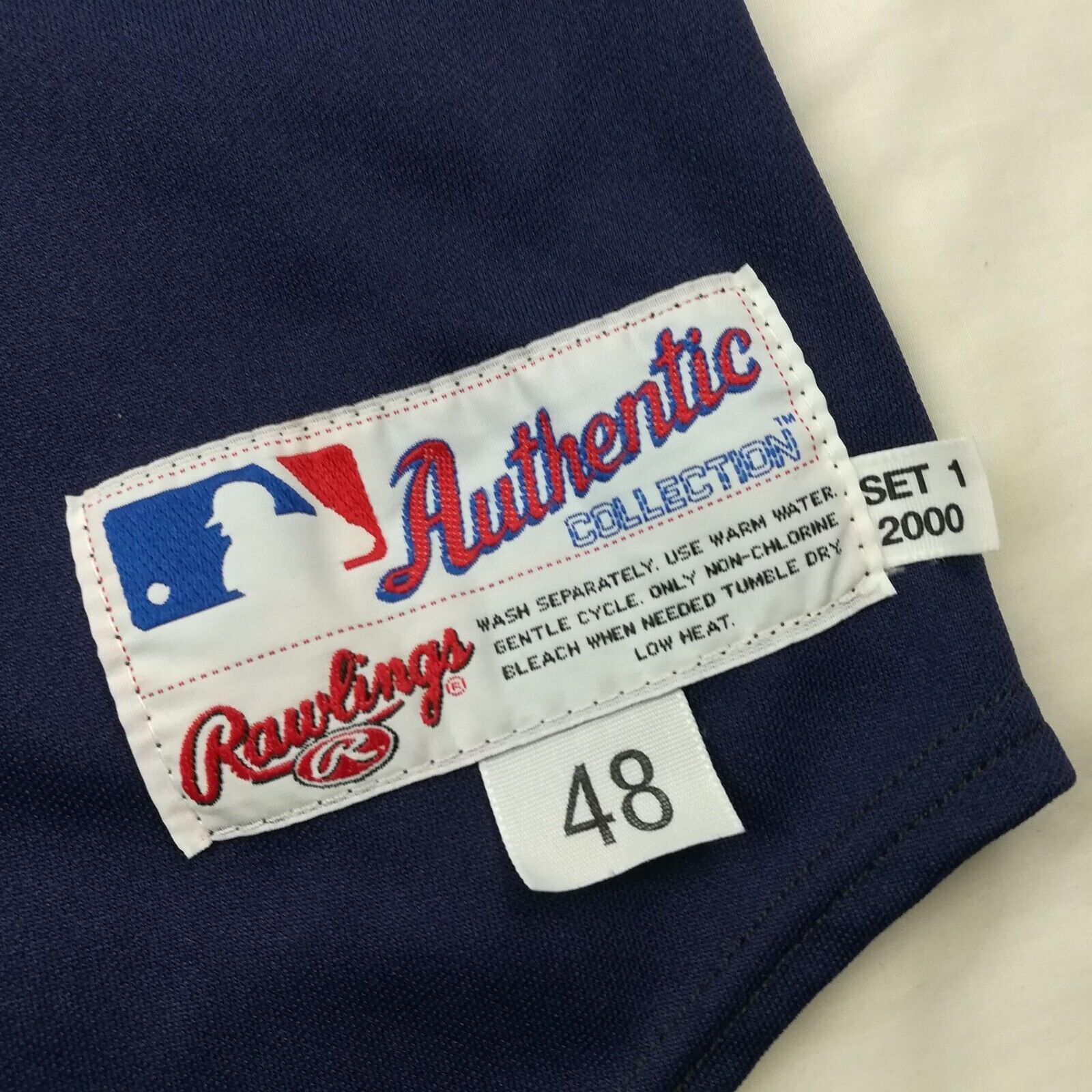 MLB × Vintage 2000 Anaheim Angels Jamie Burke Game Used Jersey Rawlings Size US XL / EU 56 / 4 - 5 Thumbnail