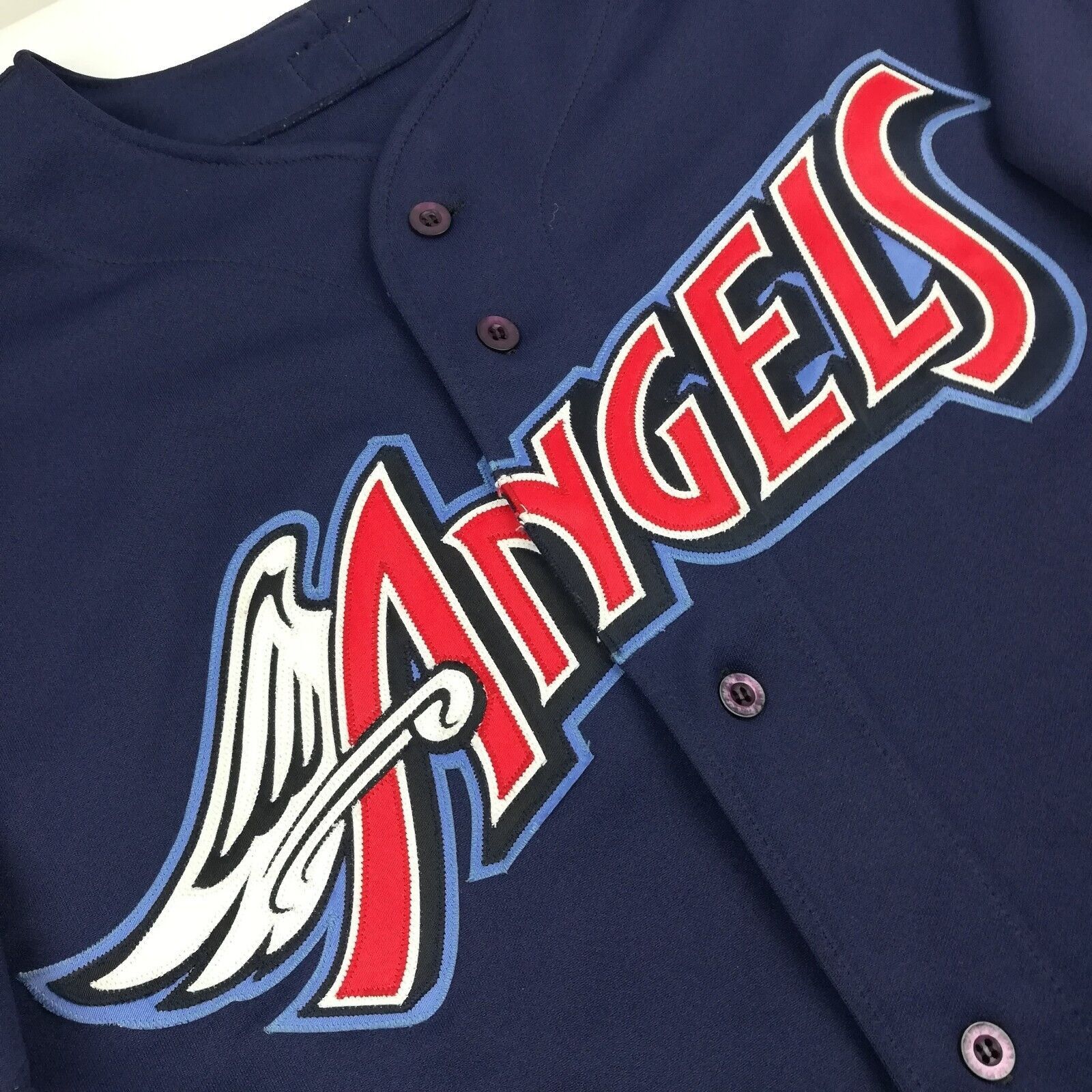 MLB × Vintage 2000 Anaheim Angels Jamie Burke Game Used Jersey Rawlings Size US XL / EU 56 / 4 - 2 Thumbnail