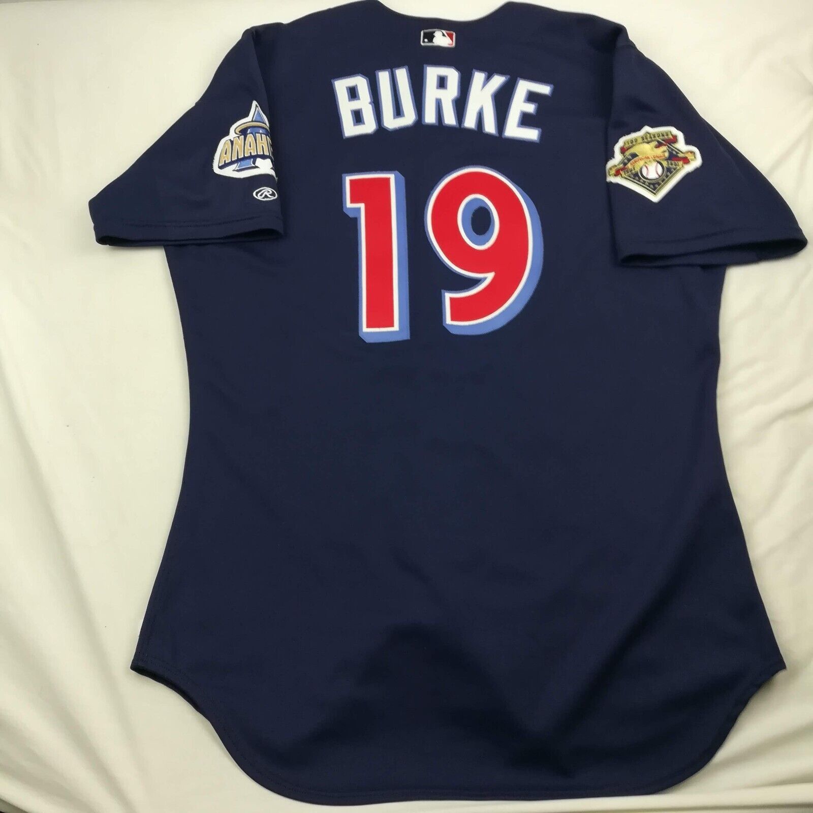 MLB × Vintage 2000 Anaheim Angels Jamie Burke Game Used Jersey Rawlings Size US XL / EU 56 / 4 - 6 Thumbnail